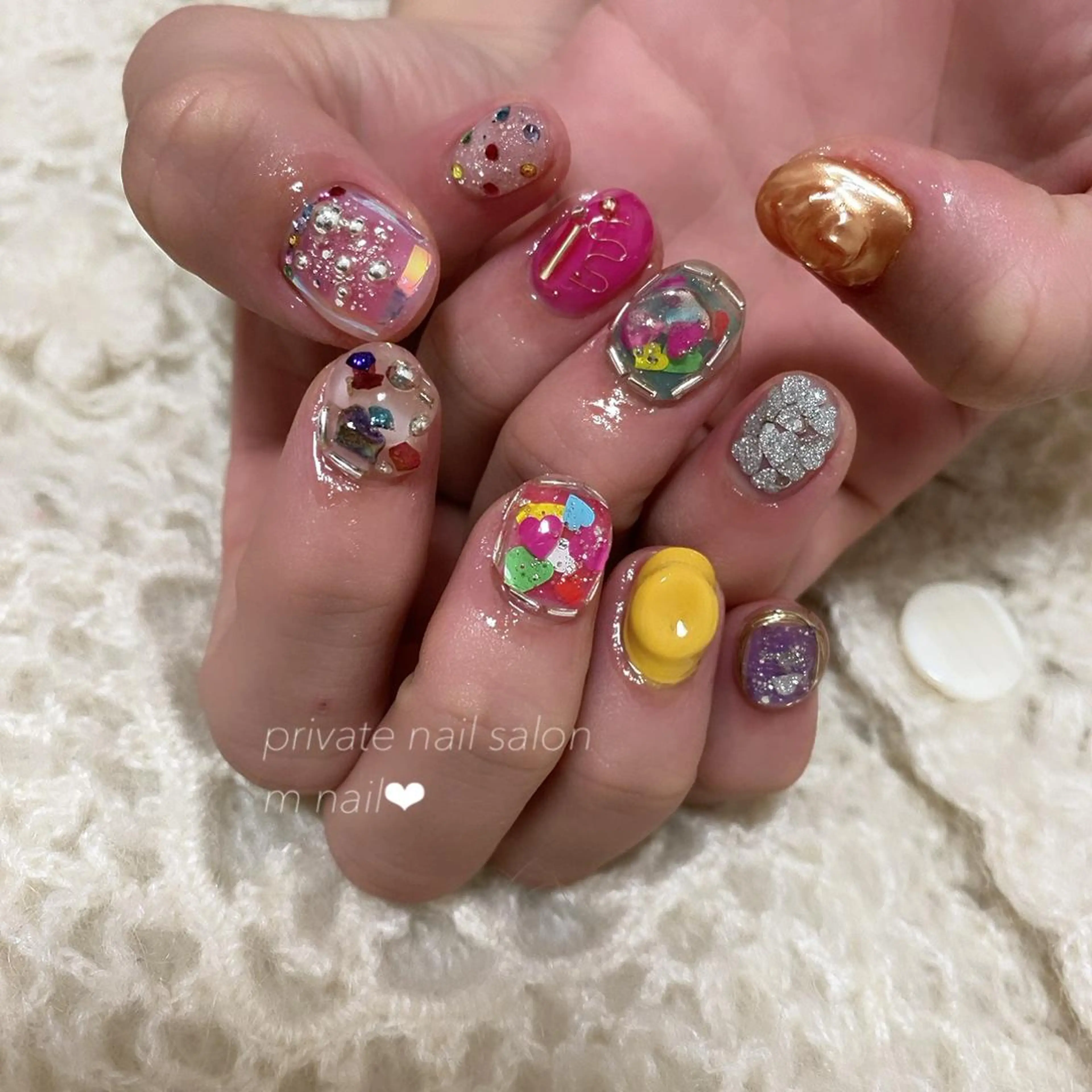 ネイル 持ち込み ハンドネイル 小河原 舞のネイルデザイン