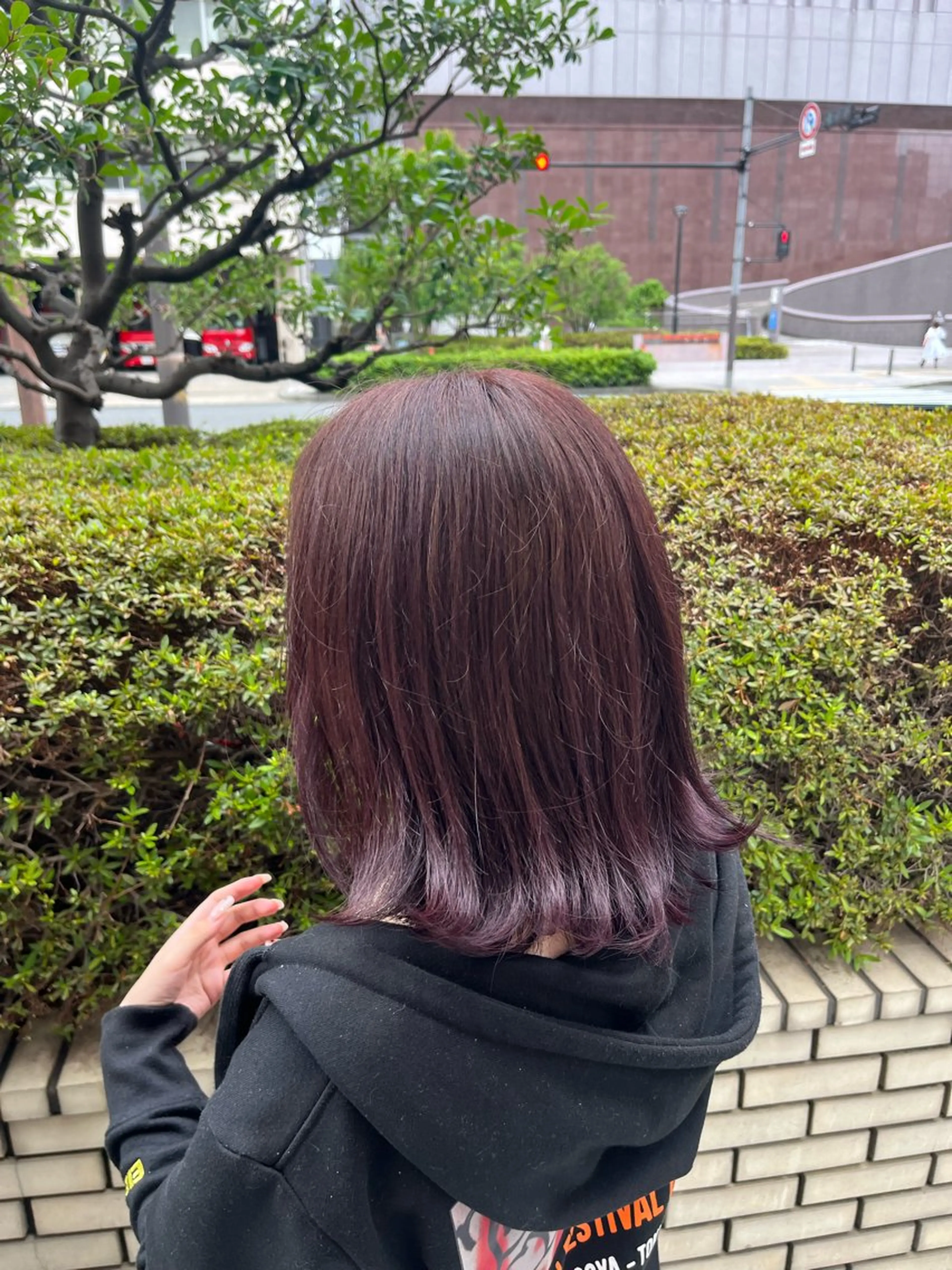 カラー ブラウンカラー ラベンダーカラー FERIA  梅田所属・FERIA 梅田 🍁竹田 誠 🍁のヘアスタイル