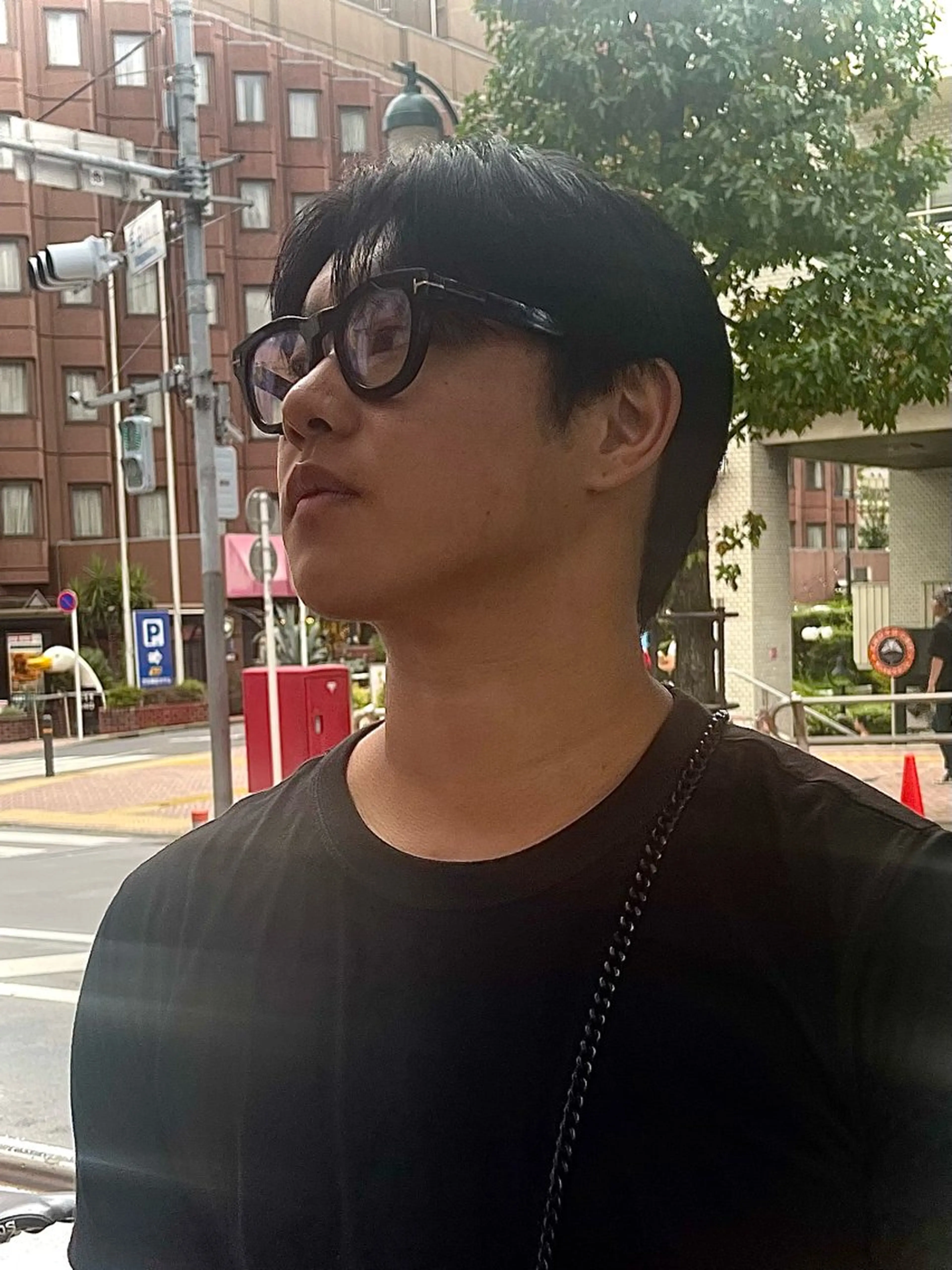 カラー メンズ 黒髪 ケアカラー カット ヘアカラー トリートメント メンズカット パーマ[佐橋]のヘアスタイル