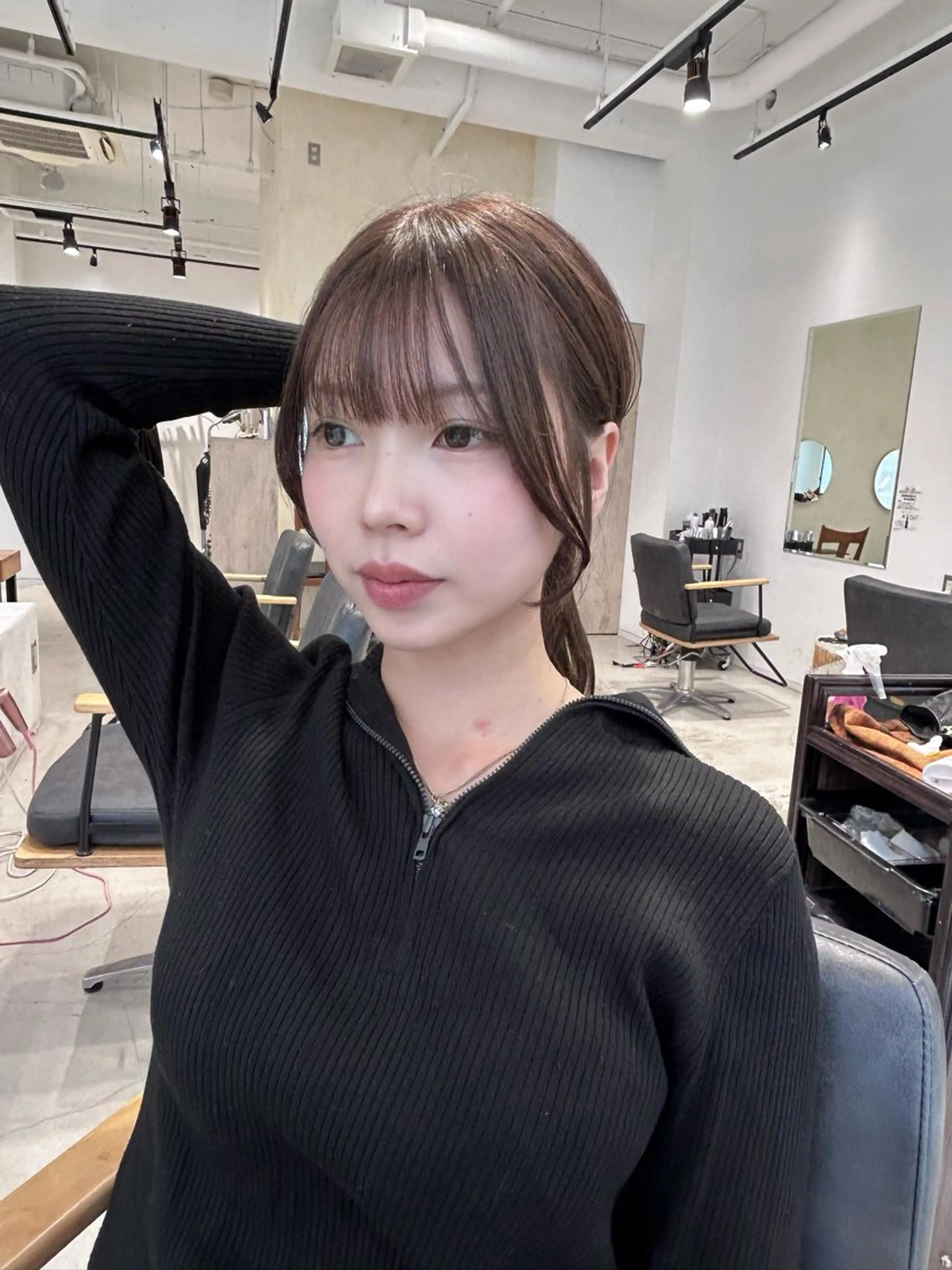 ロング 顔周りレイヤー 🎀マリノのヘアスタイル