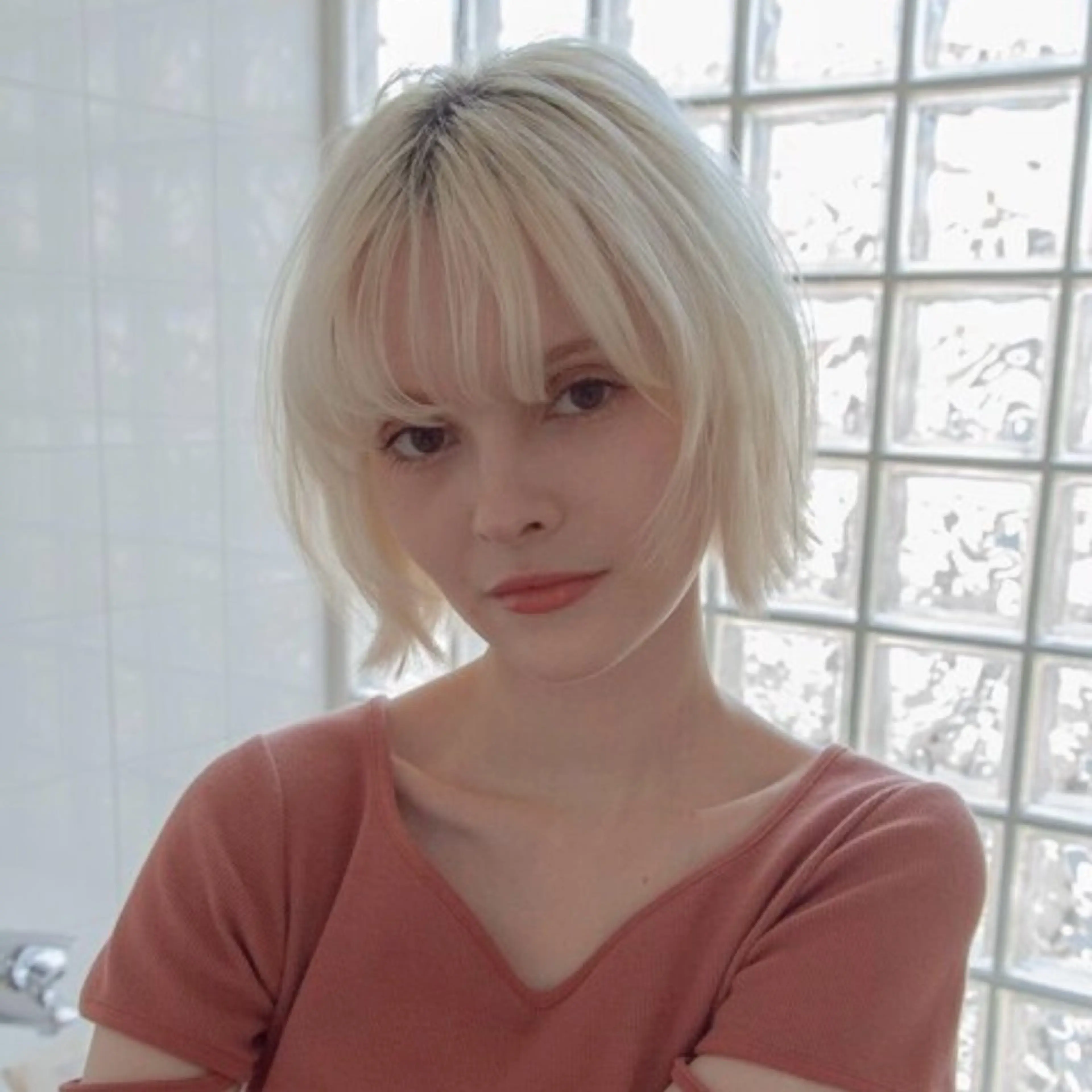 ミディアム カラー ハイトーン/ボブ/ ハイライト💫涼介のヘアスタイル