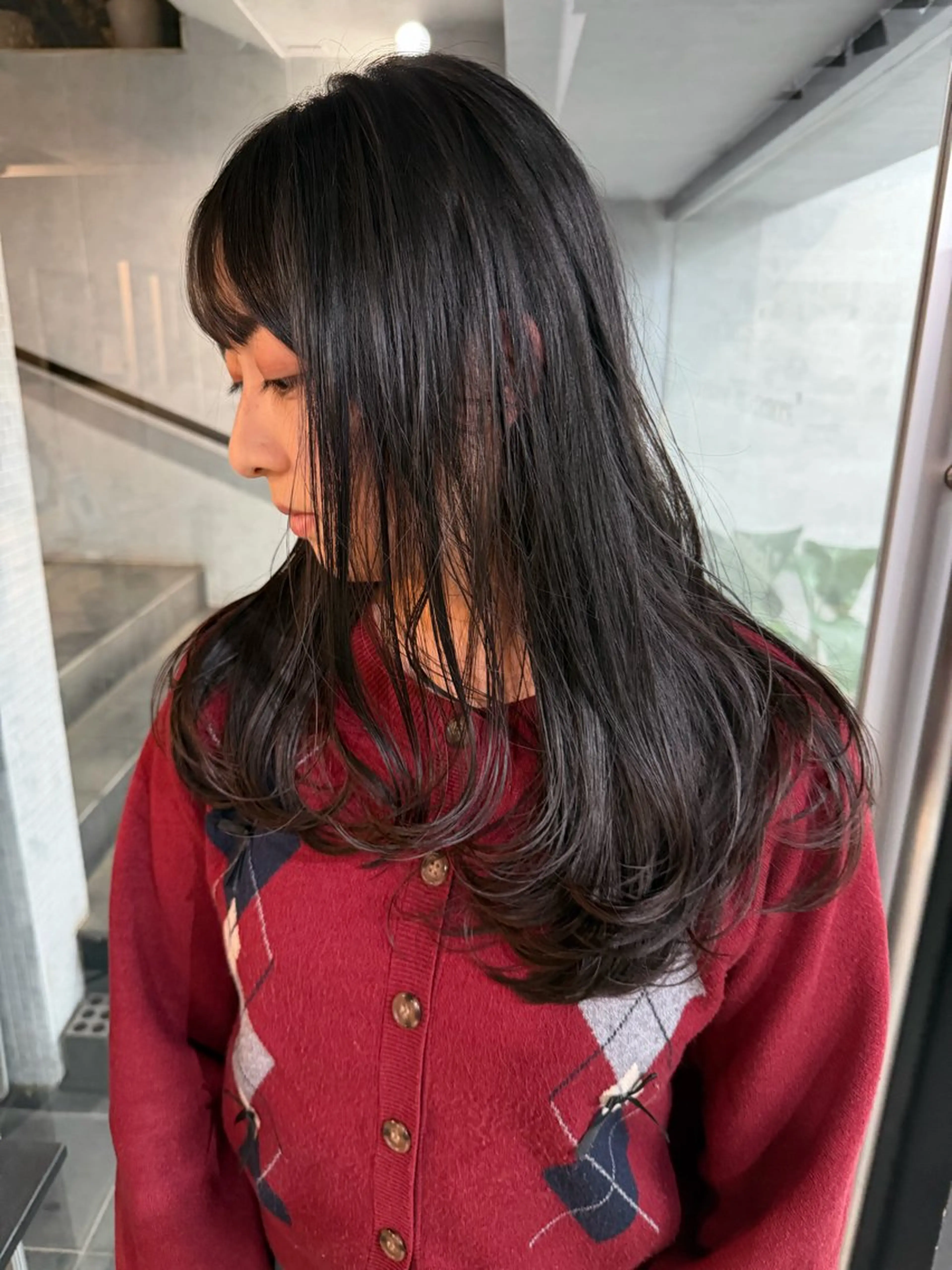 ロング カラー カット ヘアカラー トリートメント 表参道/中明度カラー /レイヤー/Youのヘアスタイル