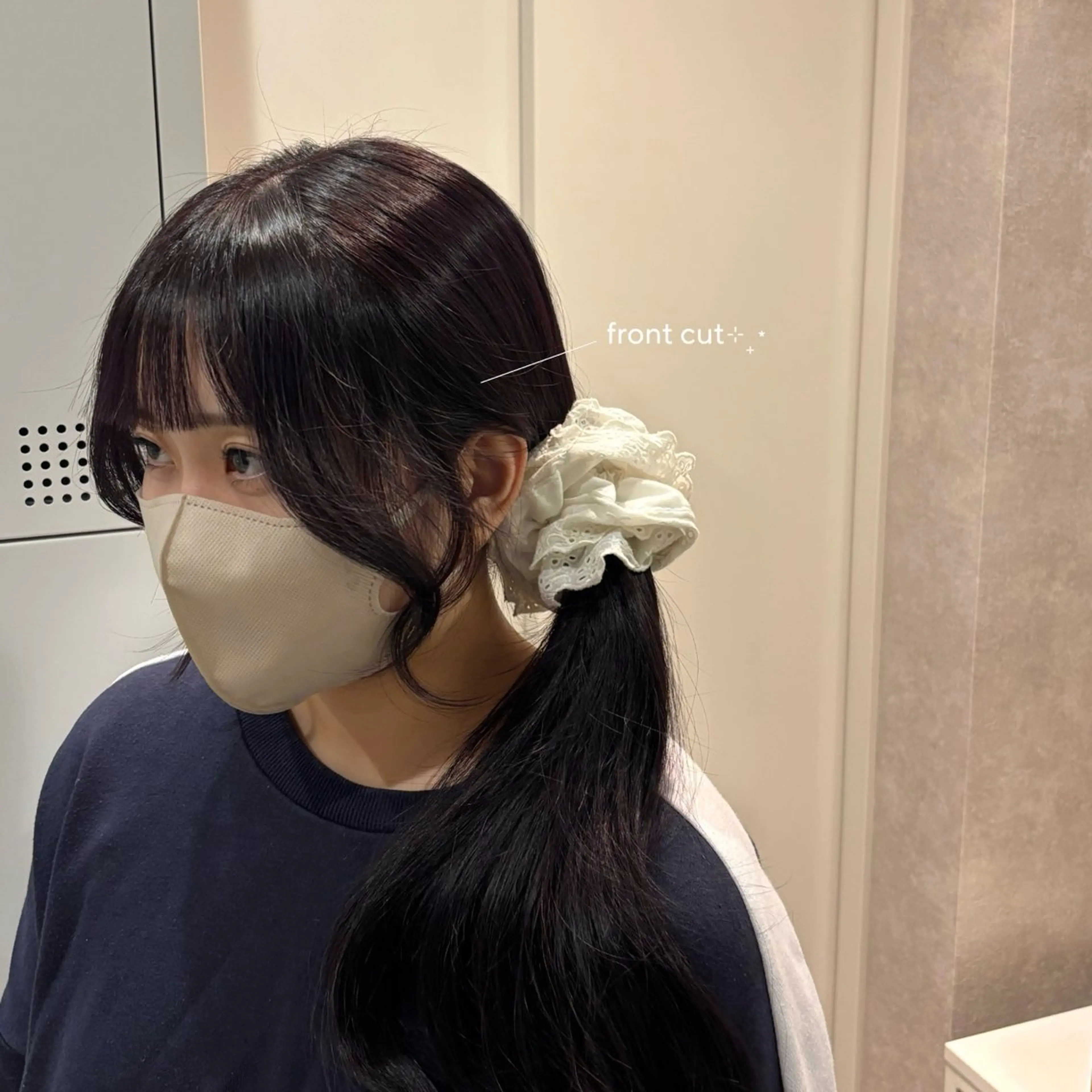 ロング 顔周りカット 🩶透明感カラー🩶 ミズキのヘアスタイル