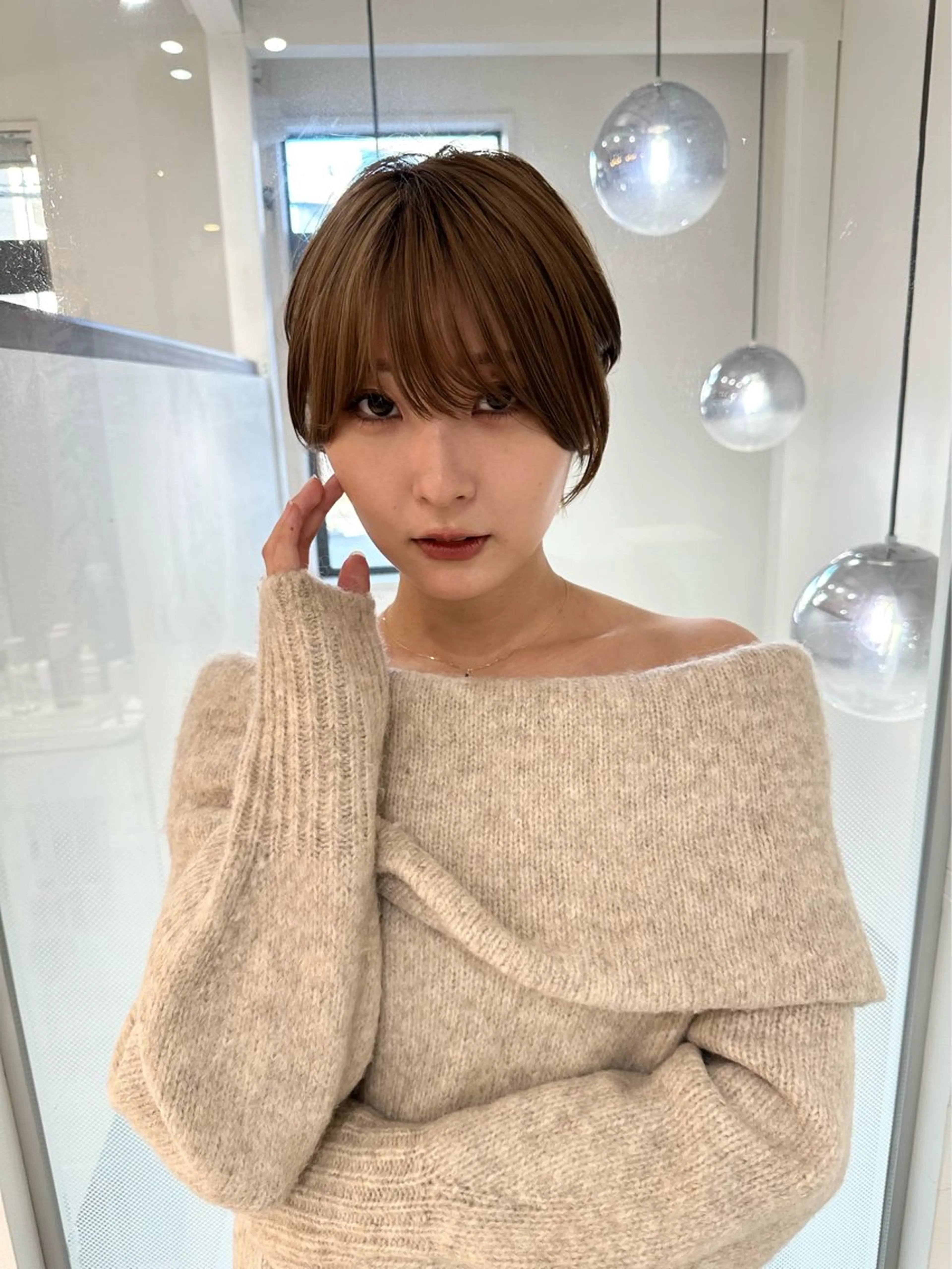 ショート ショートヘア 小顔カット カット ヘアカラー トリートメント ヘッドスパ taiga ショート /レイヤー/矯正🌈のヘアスタイル