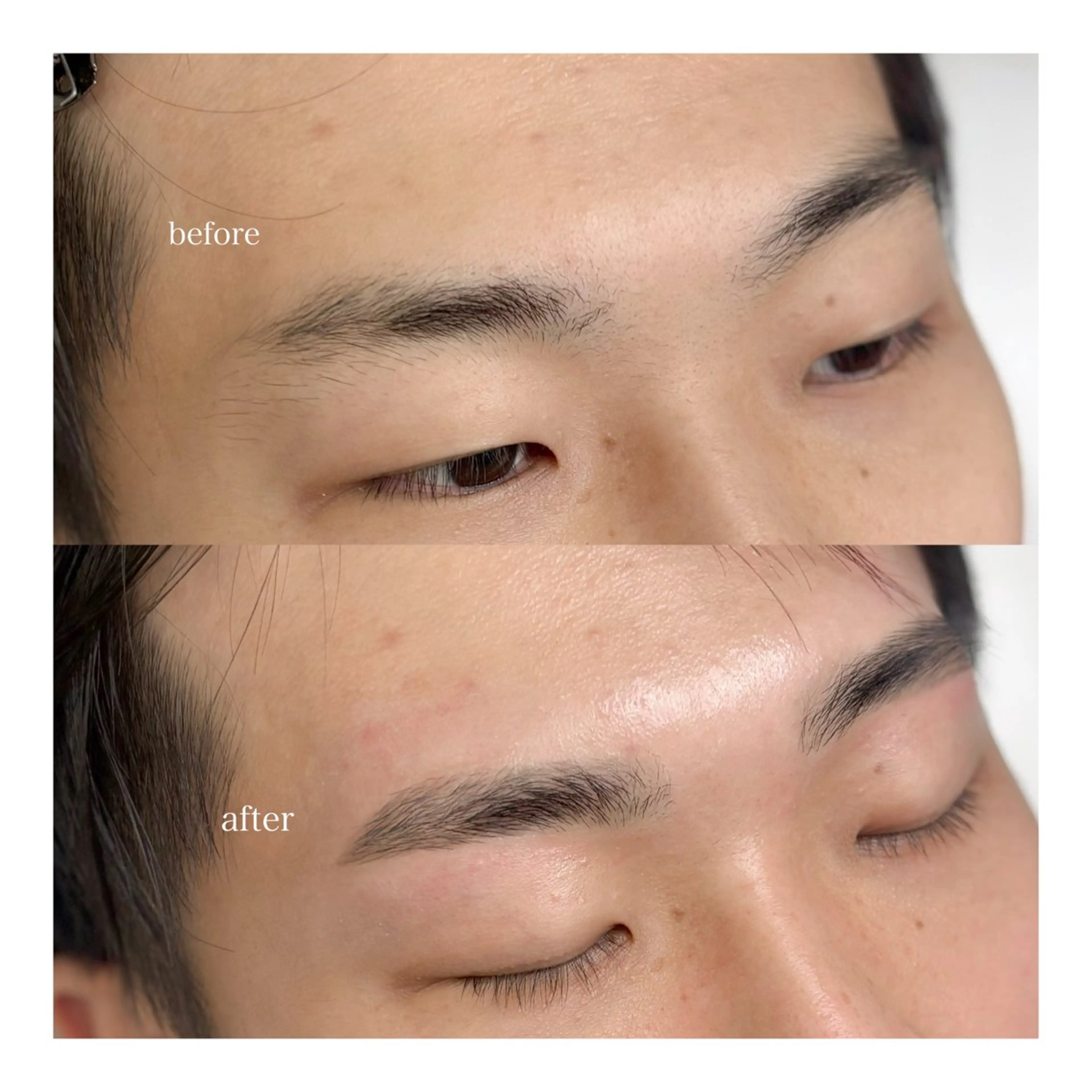 メンズ アイブロウ jiem5 𝐦𝐚𝐧𝐚🎀のマツエク・マツパデザイン