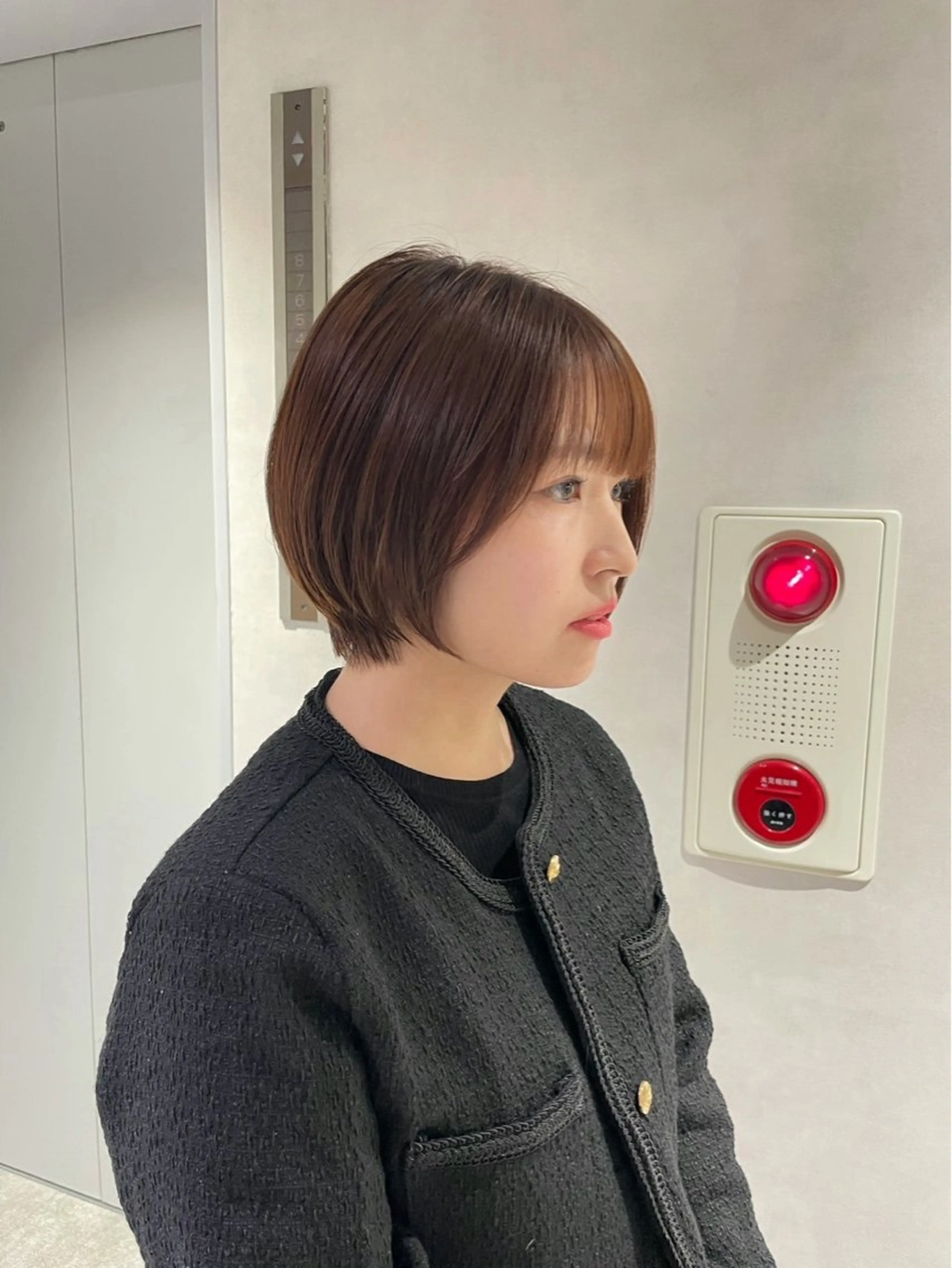 ショート ショートヘア 大阪梅田 稲葉利也斗のヘアスタイル