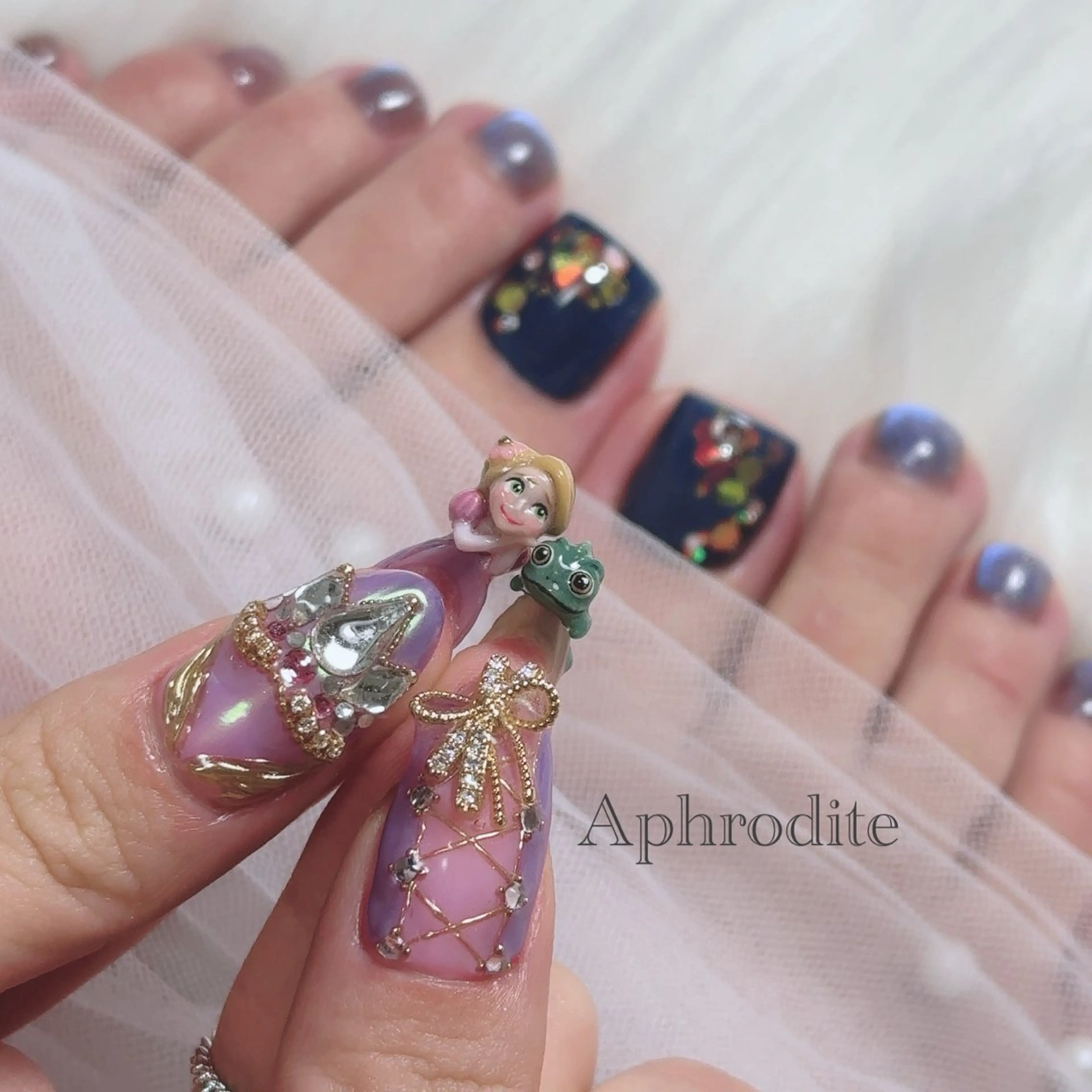 ネイル Aphrodite パラジェル認定サロンのネイルデザイン