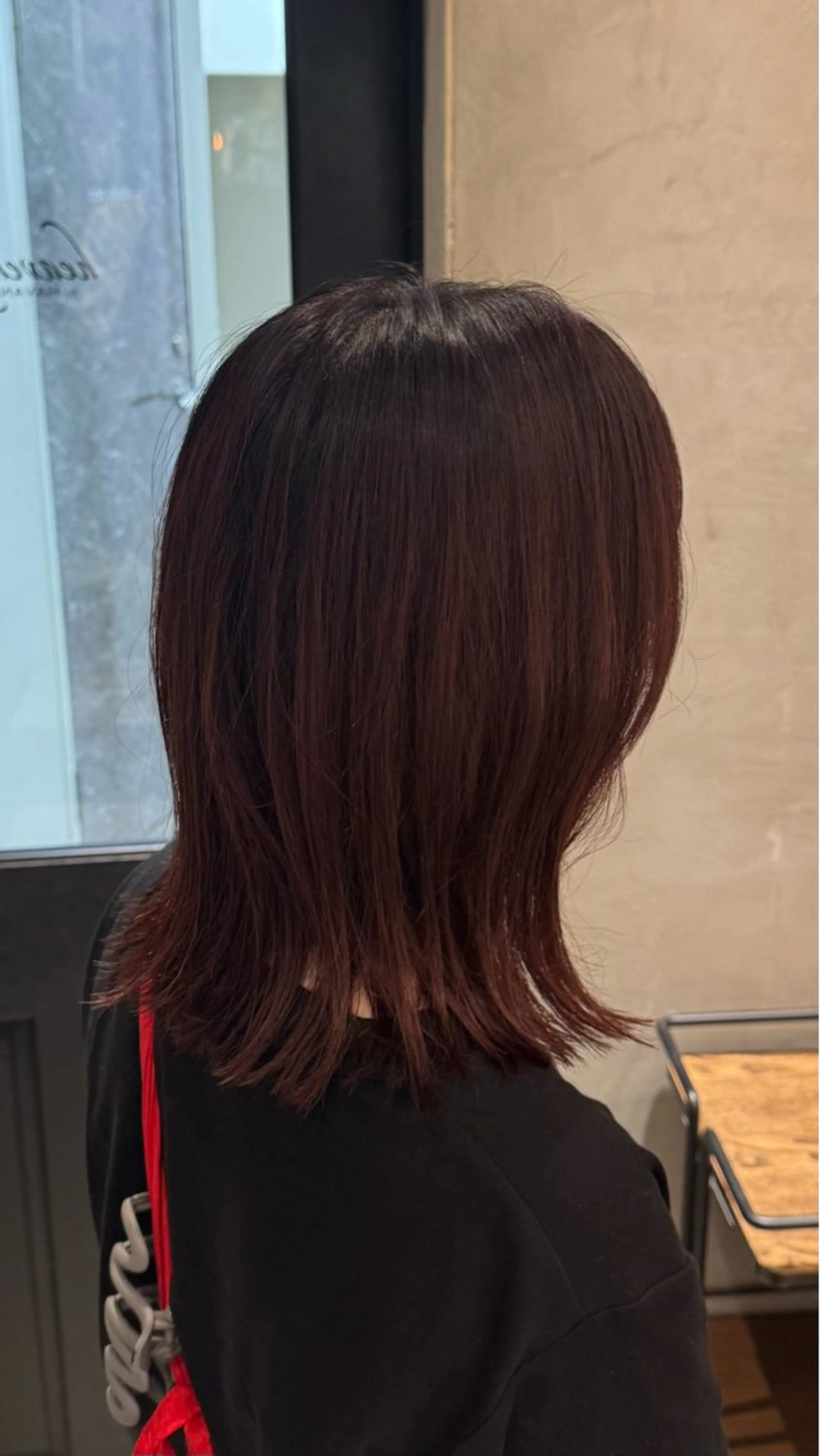 ミディアム カット ヘアカラー トリートメント ボブ/レイヤー/新宿 /透明感/KOKIのヘアスタイル