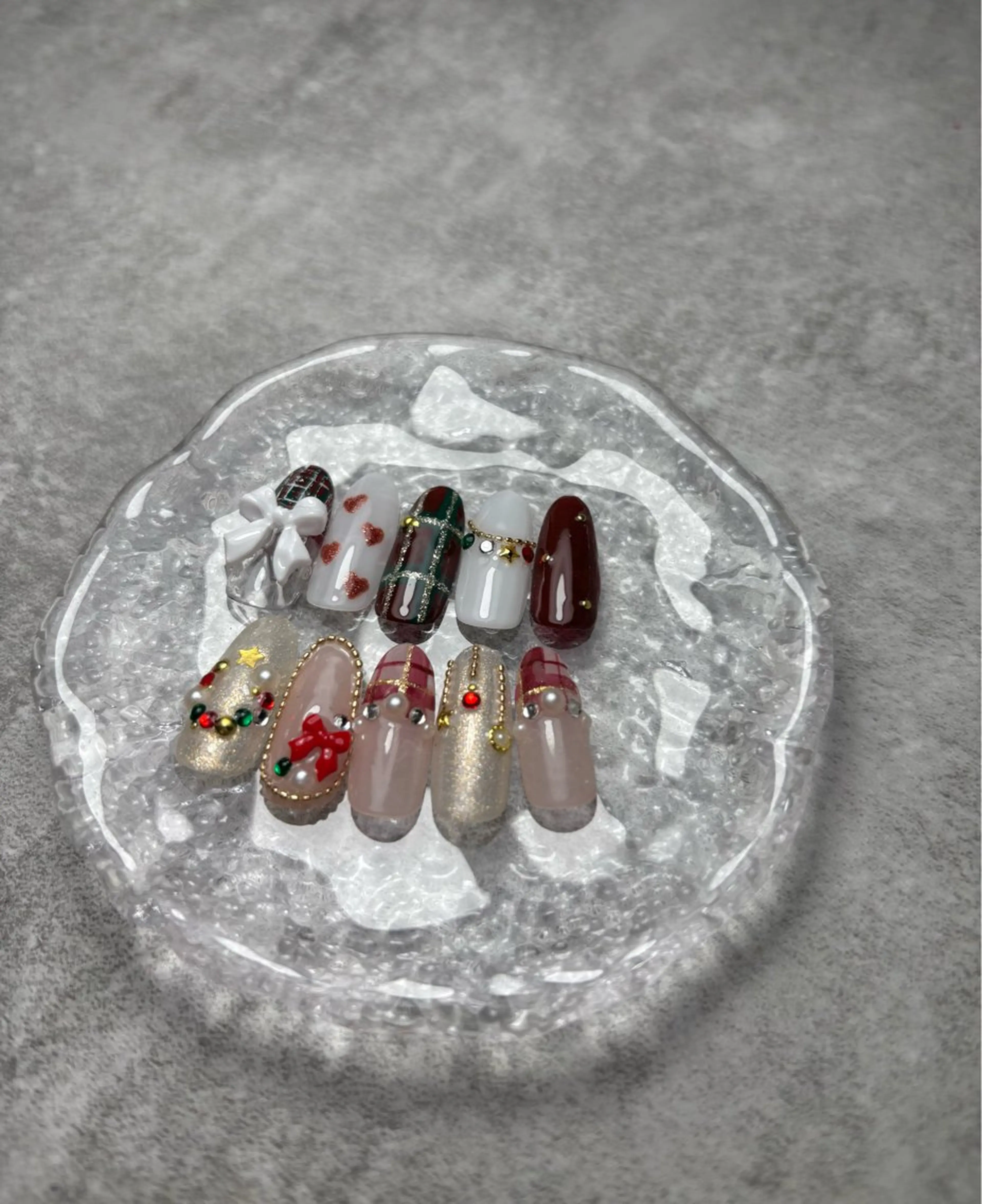 ネイル 冬ネイル クリスマス Grand BELL NAIL所属・SUZUKA🩵 Grand BELLのネイルデザイン