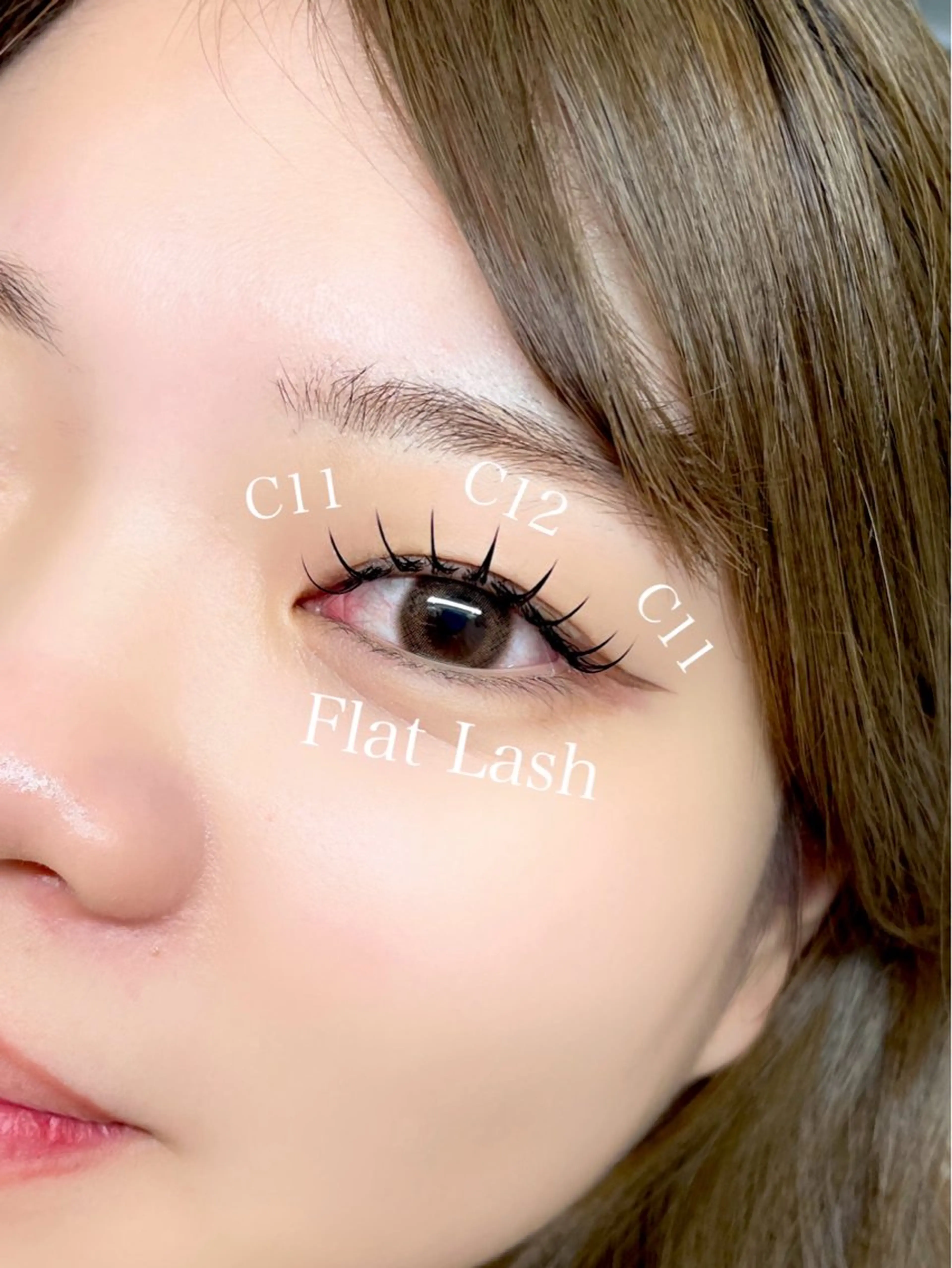 マツエク・マツパ amii.鶴屋町店所属・横浜/まつパ/ エクステ/ミユ♡のマツエク・マツパデザイン