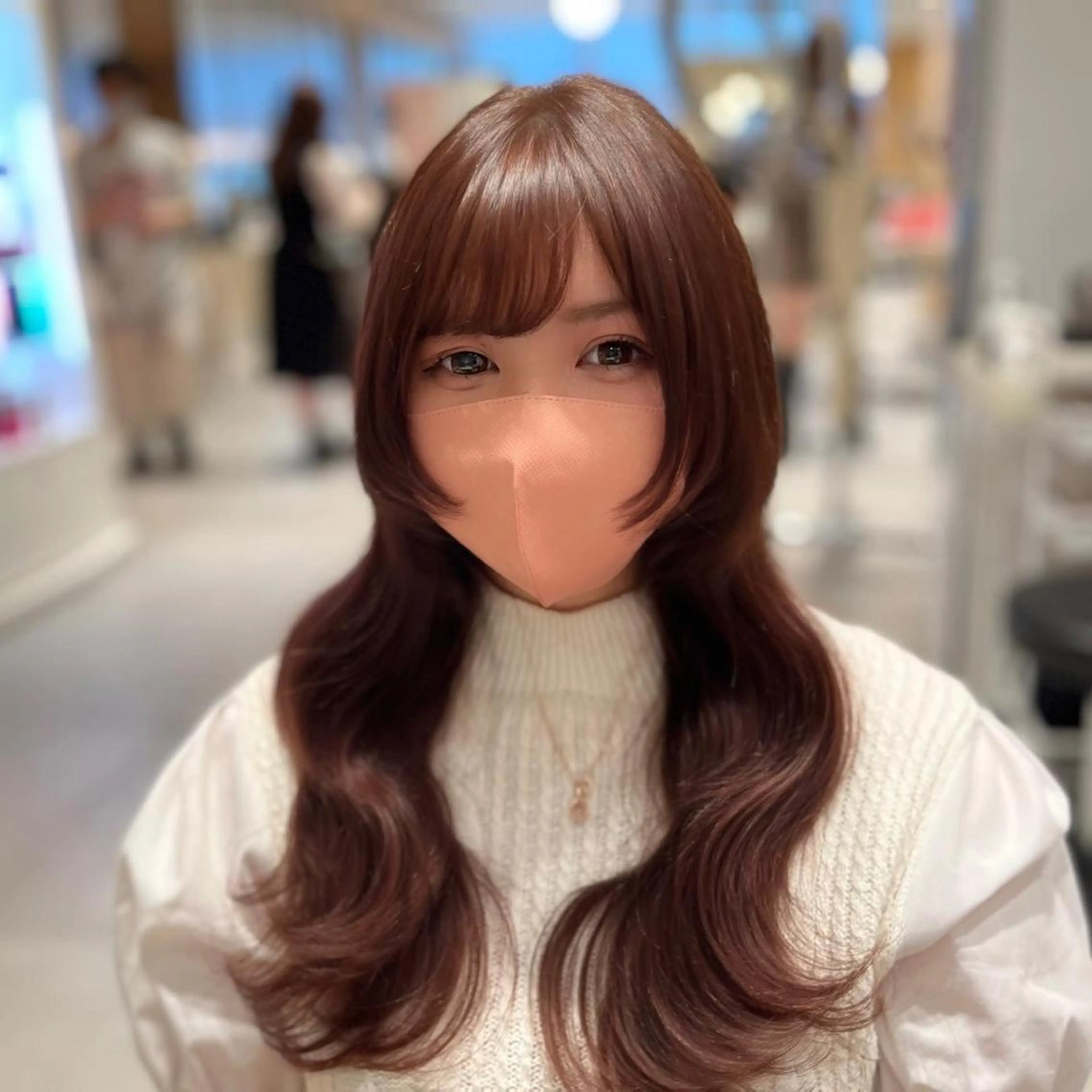 ロング カラー 赤羽今日子/レイヤー /盛れる顔まわりのヘアスタイル