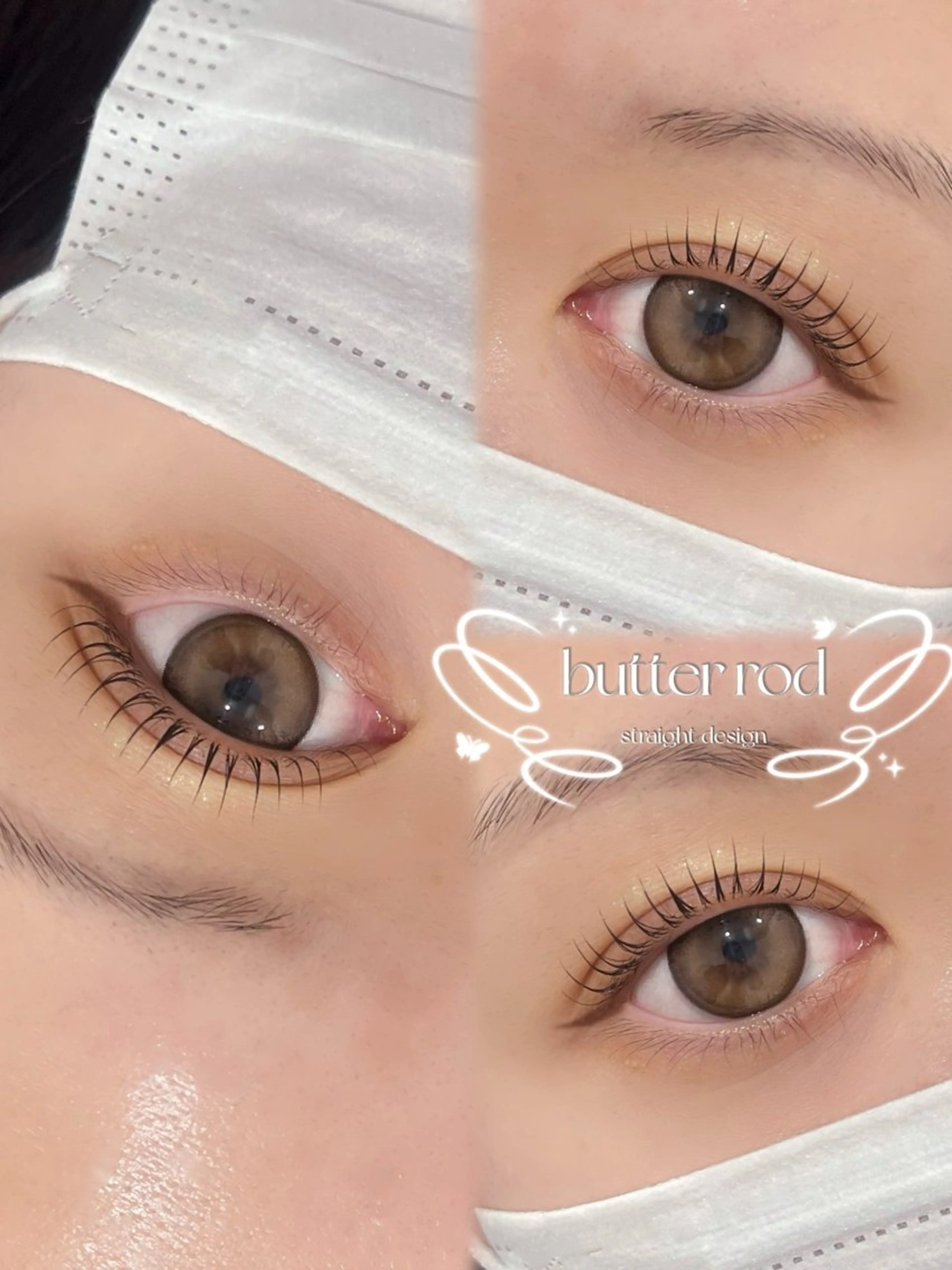 マツエク・マツパ Lカール マツパ une fleur MIYUのマツエク・マツパデザイン