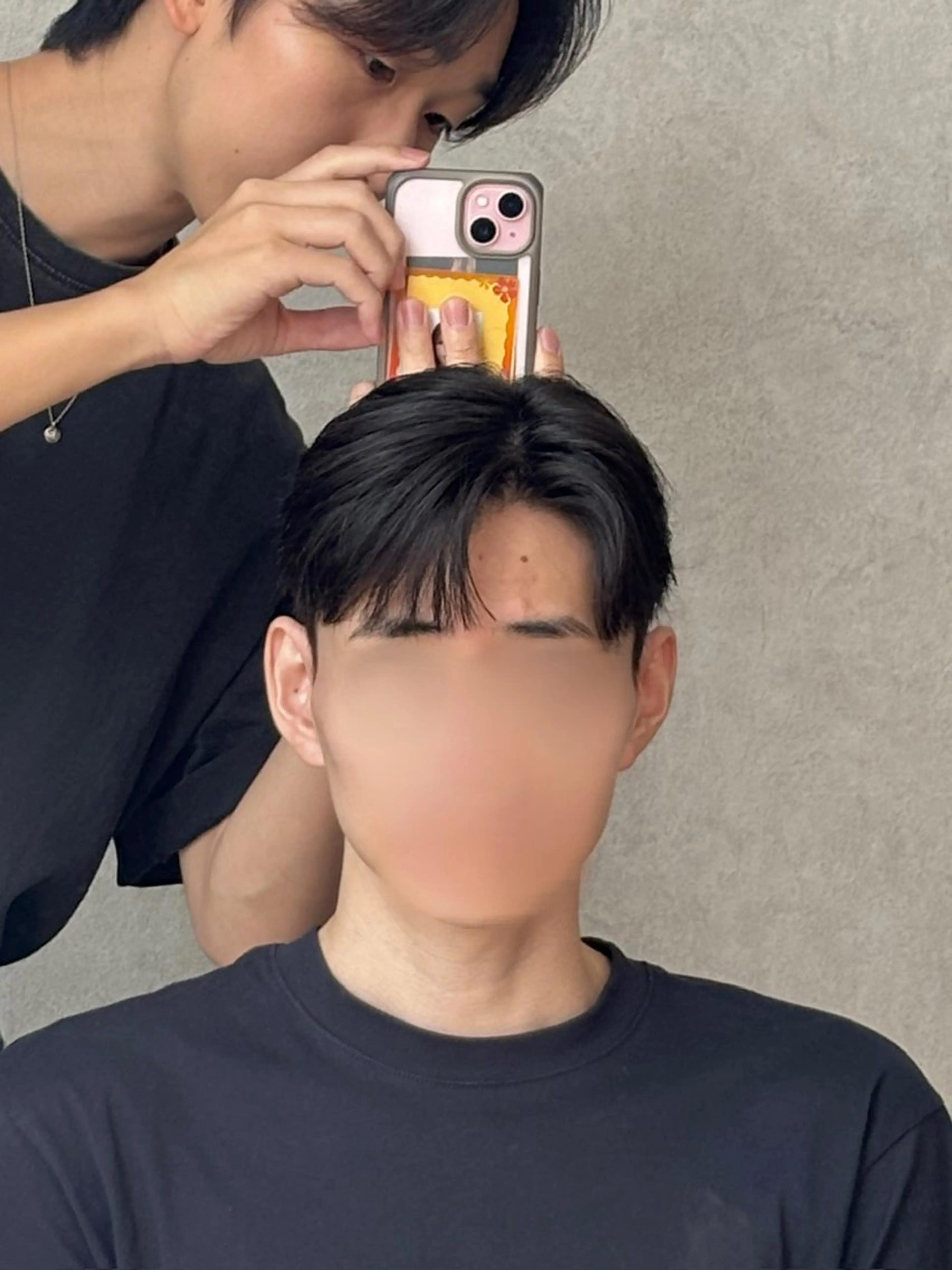 ショート パーマ メンズ カット パーマ 韓国メンズヘア/ ダウンパーマ/歩夢のヘアスタイル