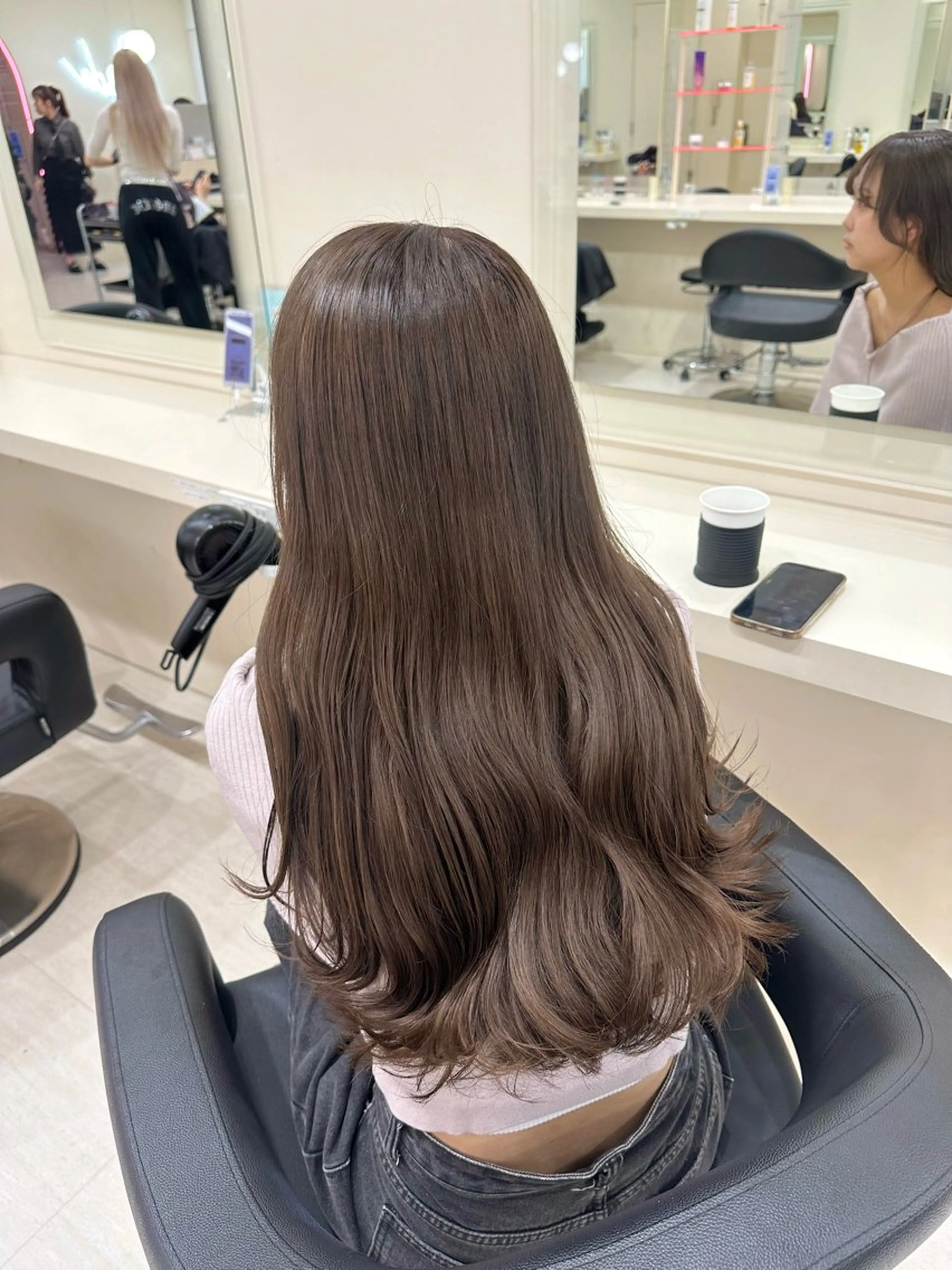 ロング カラー ヘアアレンジ ヘアカラー トリートメント 🎀 yuuka🎀のヘアスタイル