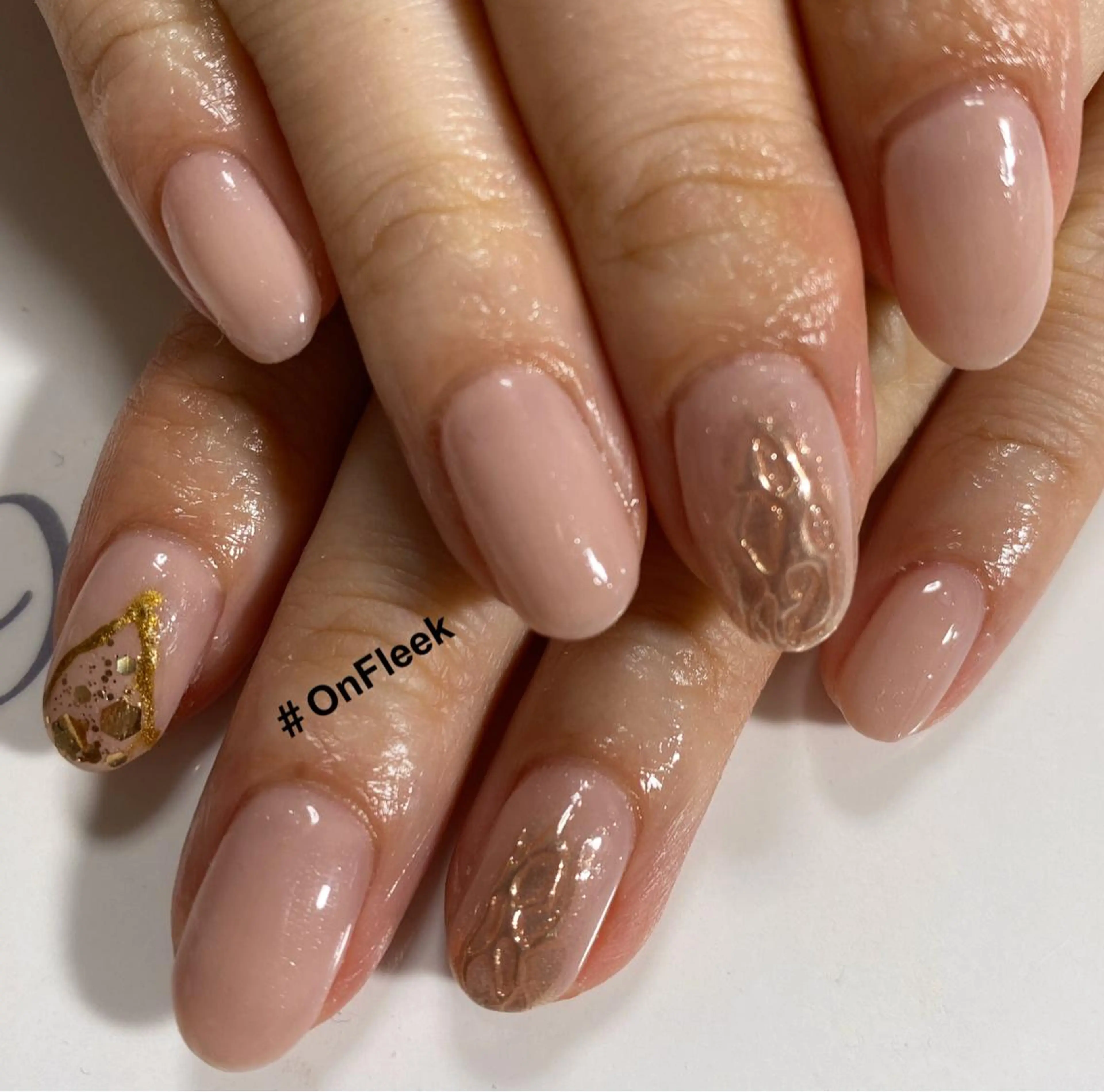 ネイル ハンドネイル NailSalon ＃OnFleekのネイルデザイン