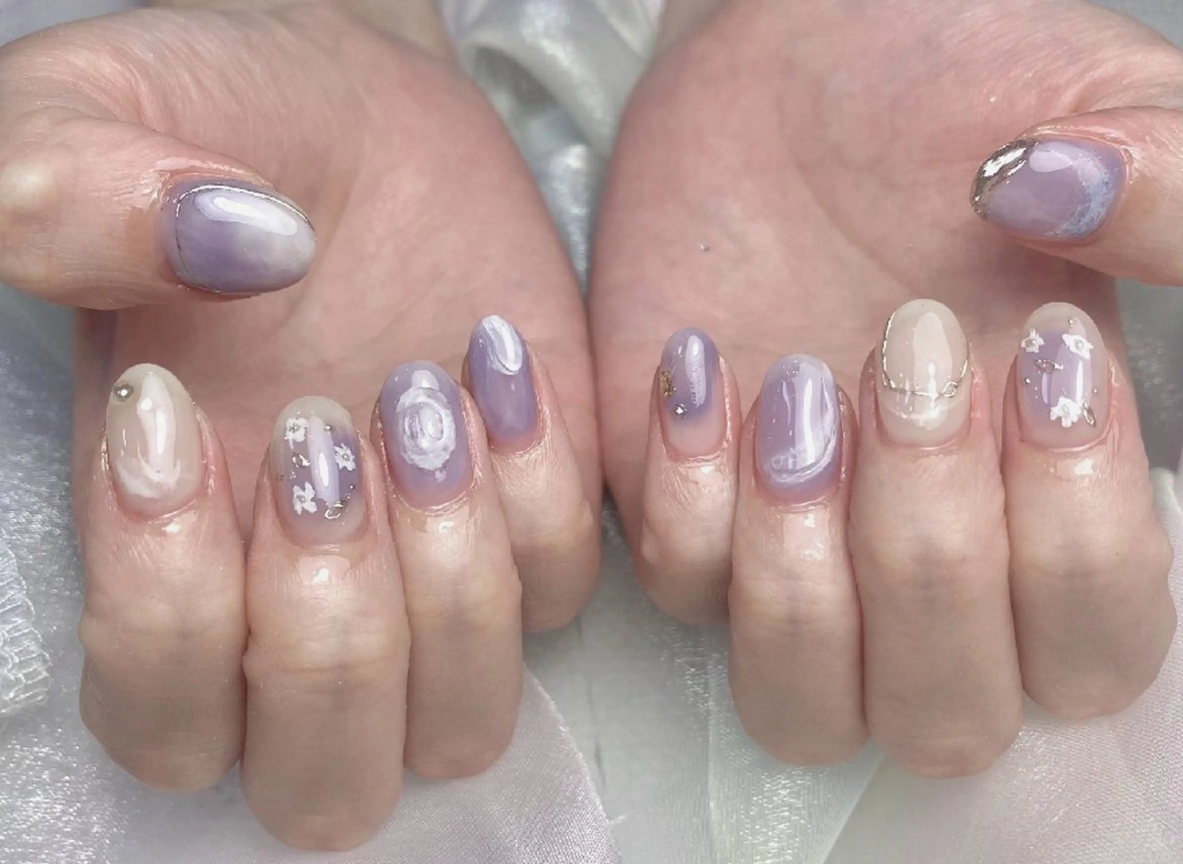 ネイル ニュアンスネイル ハンドネイル UM Nail Salonのネイルデザイン