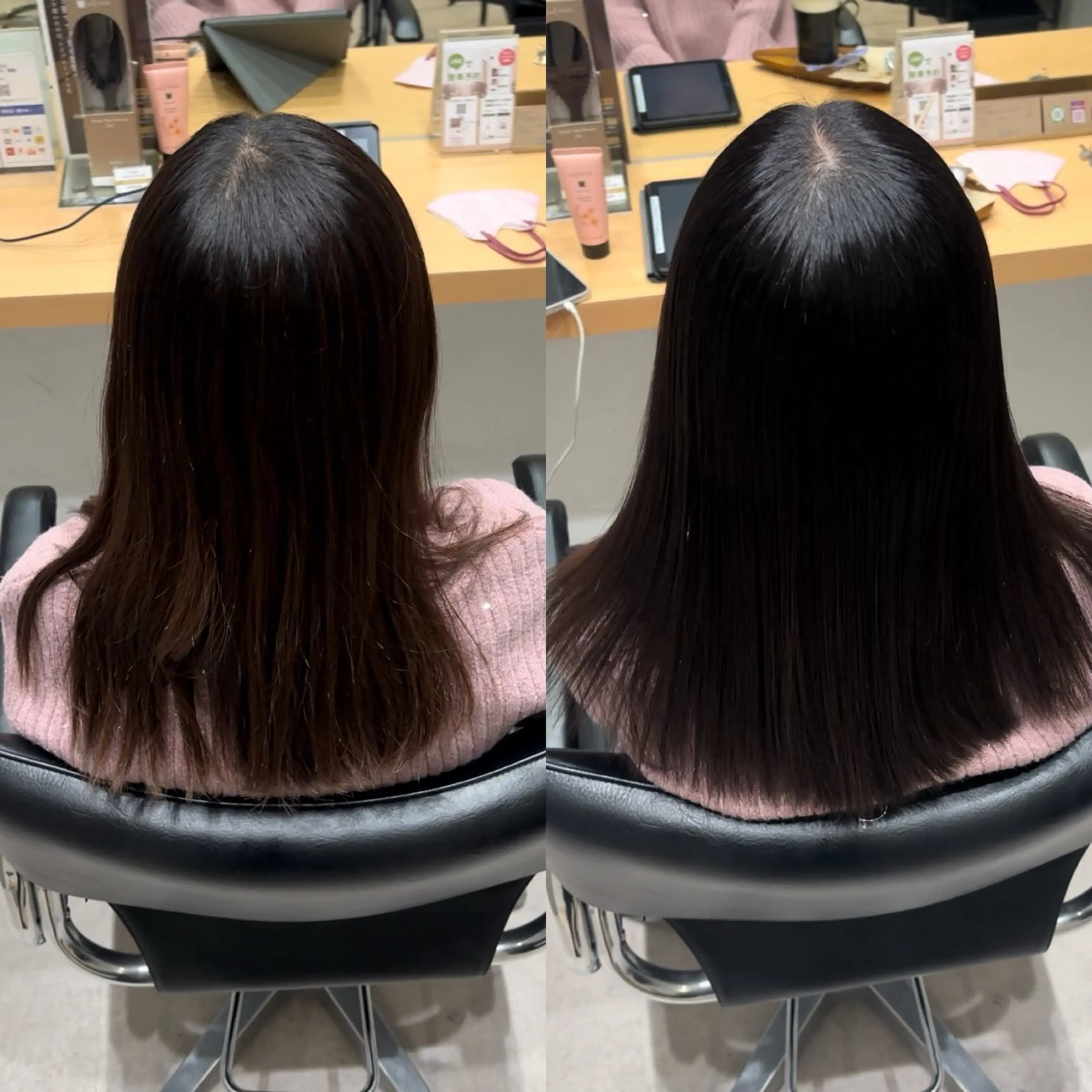 ミディアム カラー アクアカラー 髪質改善 トリートメント カット ヘアカラー トリートメント 髪質改善ヘアケア 艶髪特化/上田のヘアスタイル