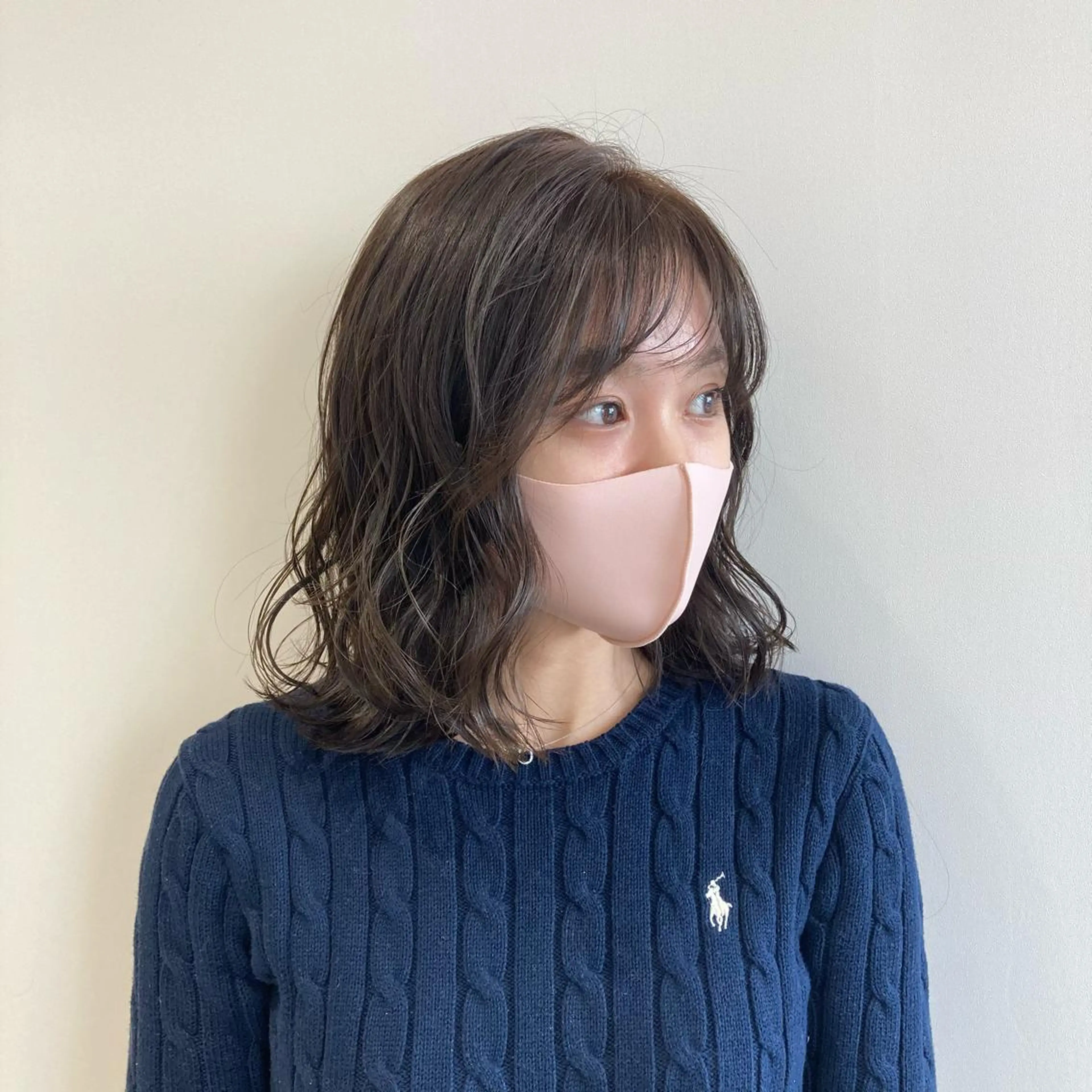 ミディアム カラー icie所属・大阪ヴィーガンサロン KANAKOのヘアスタイル