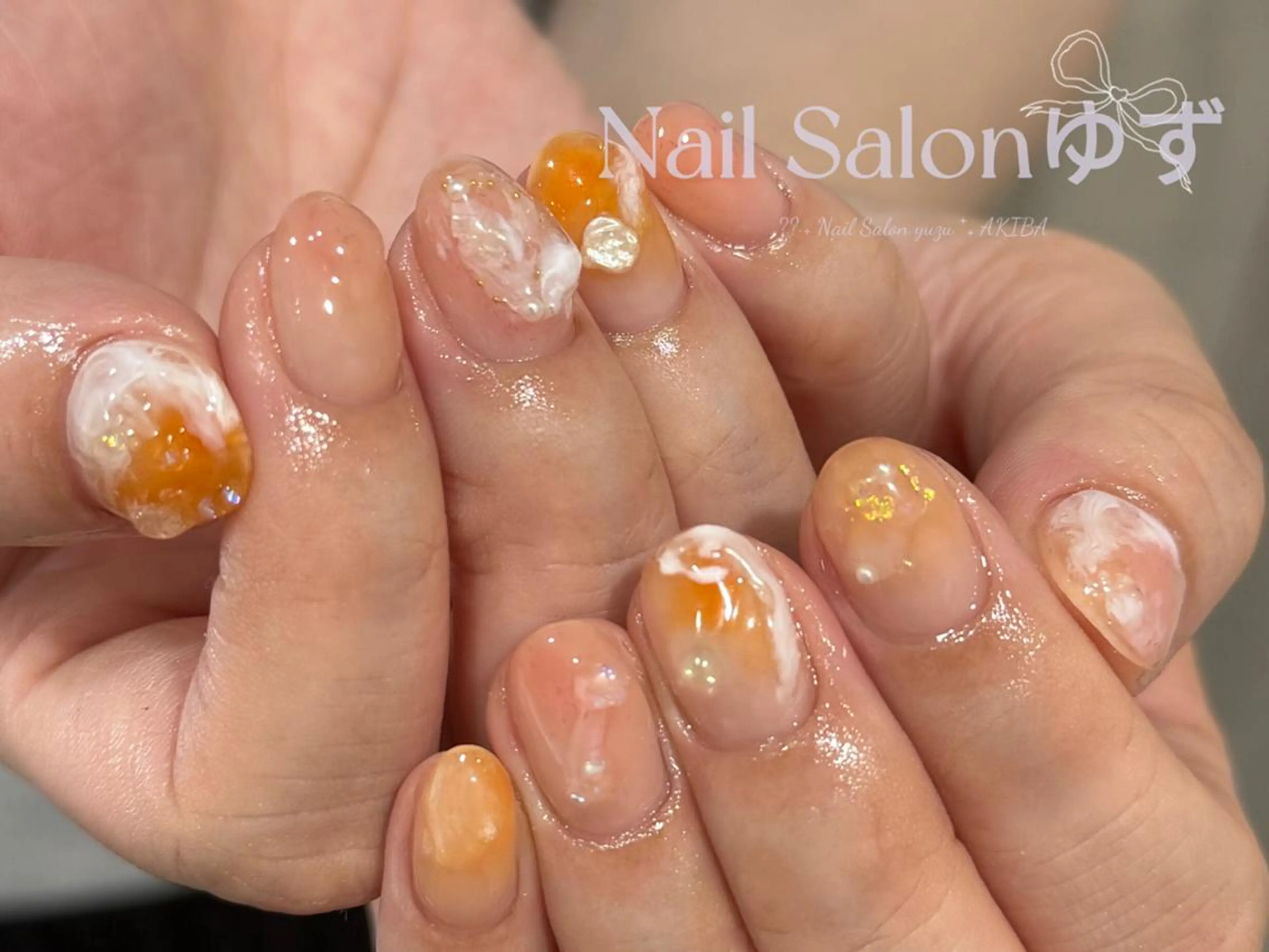 ネイル ハンドネイル MAKI💚💚💚 秋葉原.のネイルデザイン