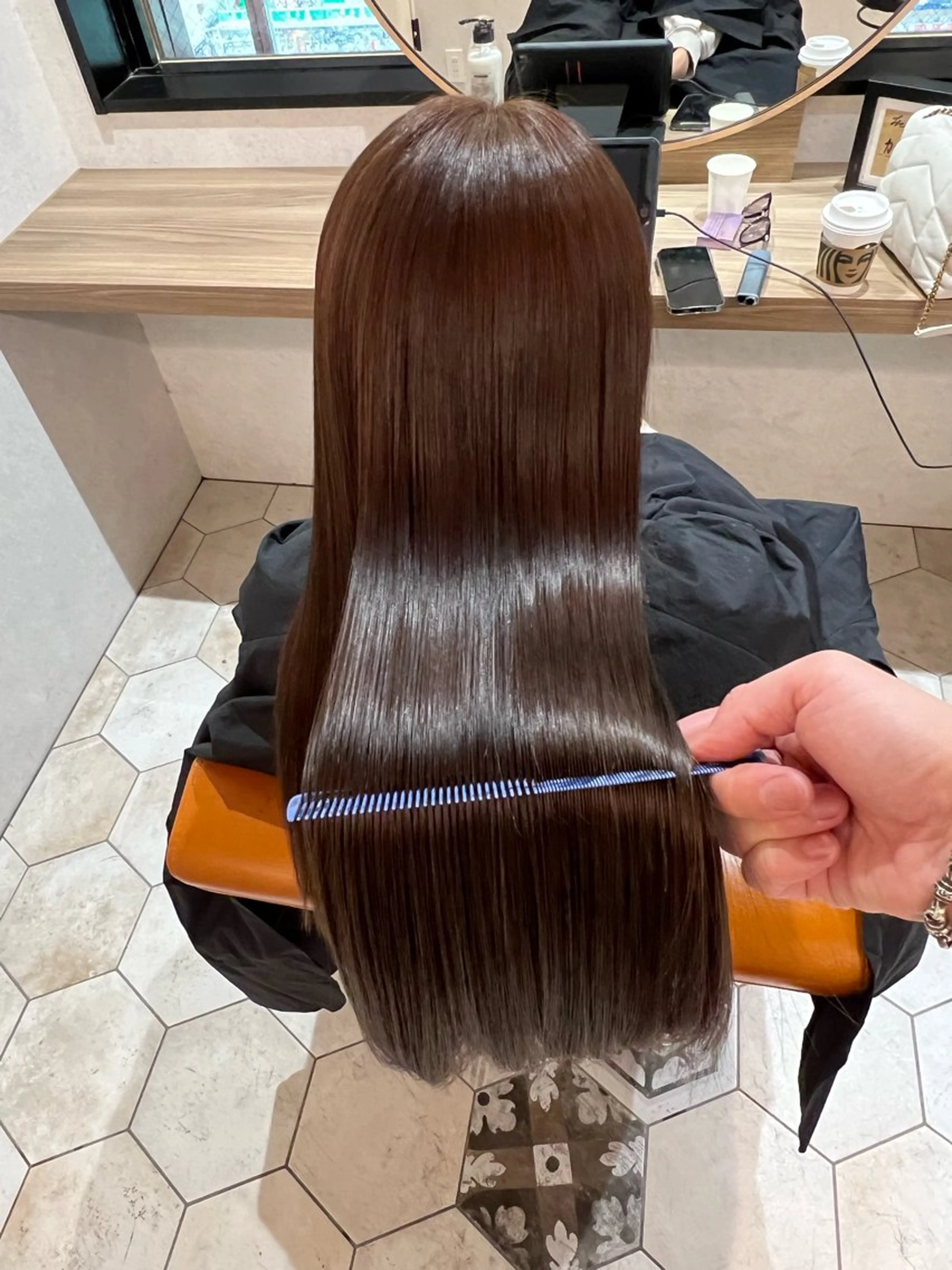 ロング 髪質改善 トリートメント カット トリートメント 💠髪質改善／艶髪 平松世麗💠のヘアスタイル