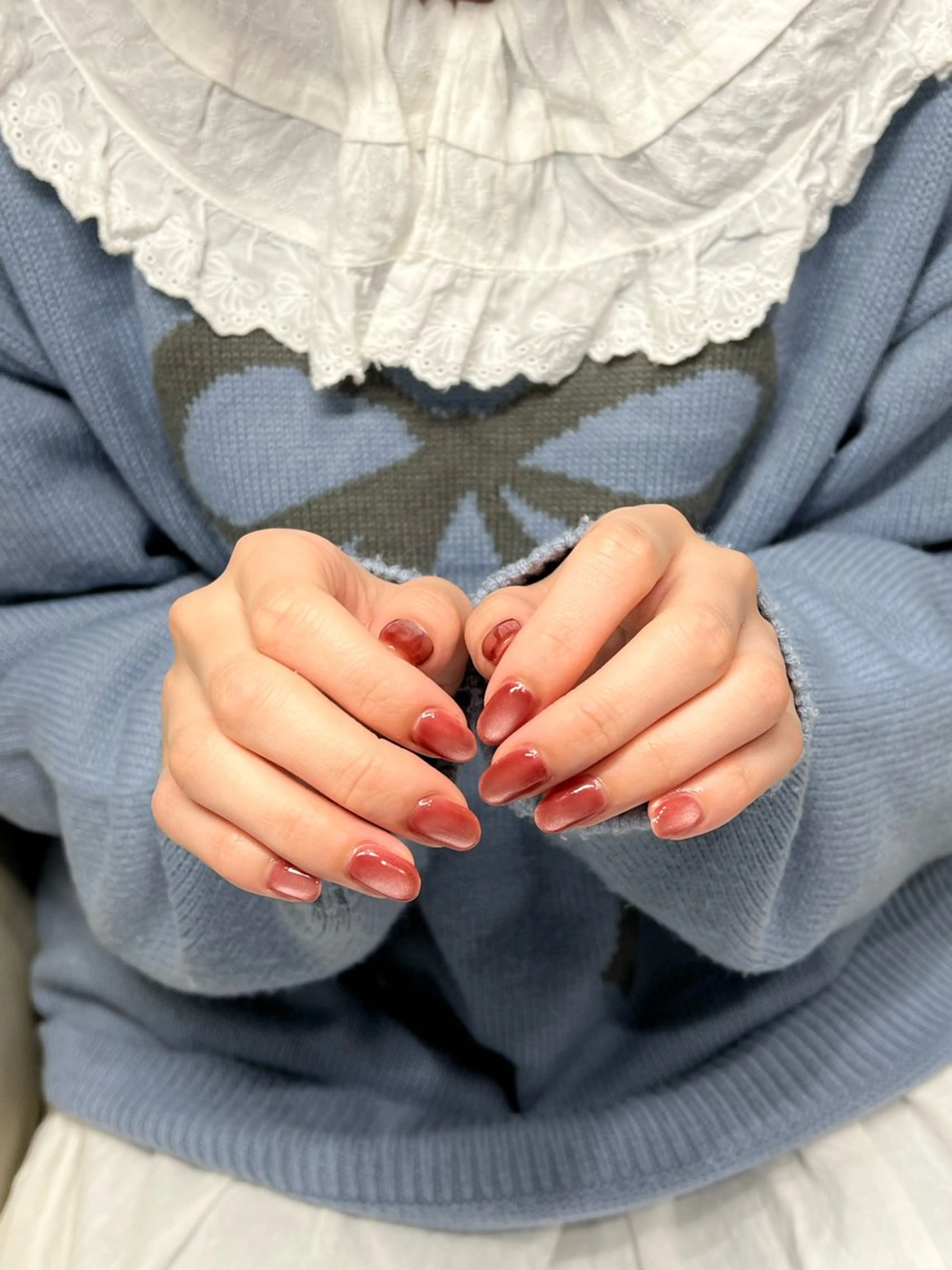 ネイル マグネットネイル マグネットワンカラー ワンカラーネイル 03.nails 原宿所属・s aのネイルデザイン