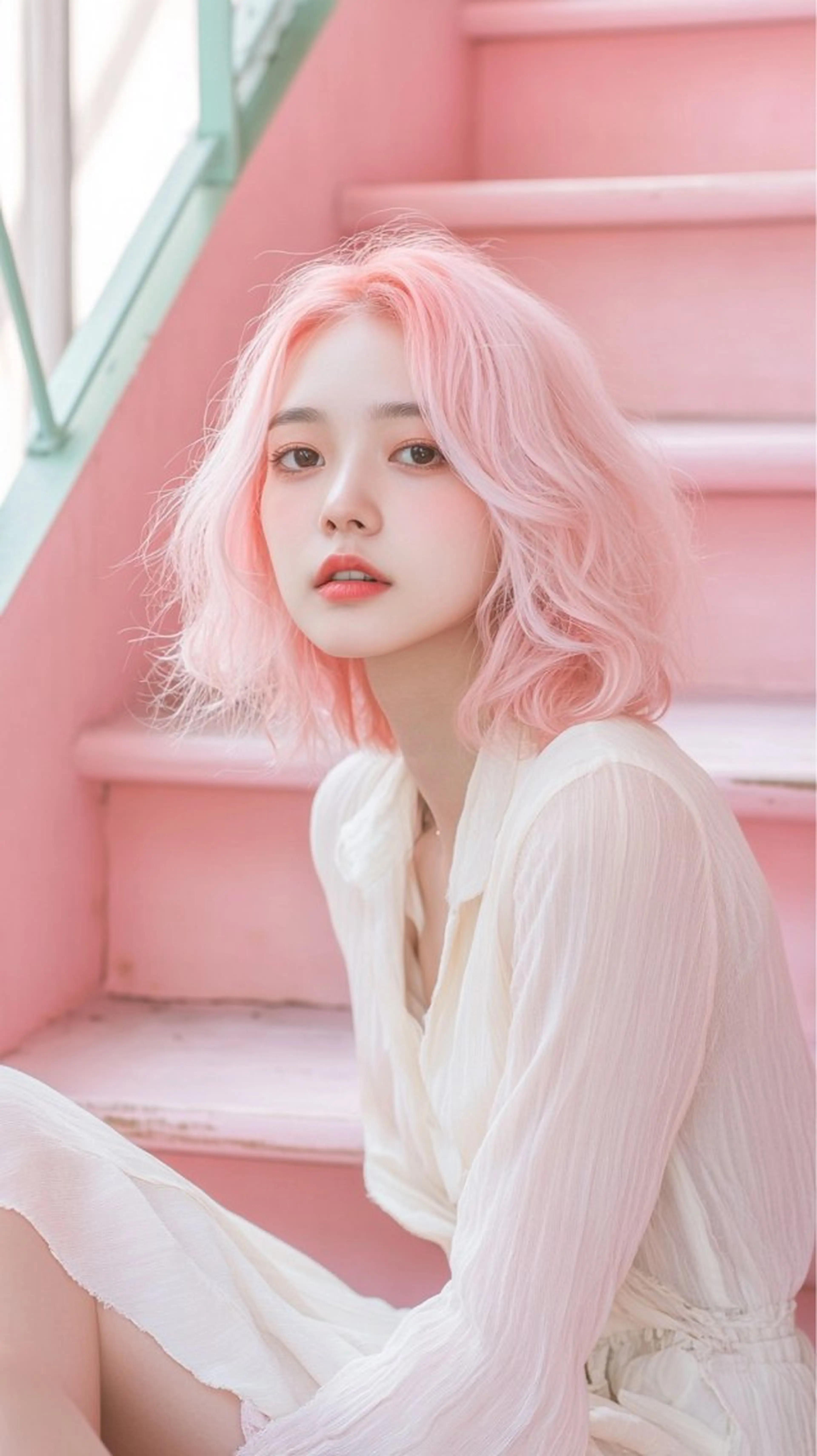 ミディアム ヘアカラー トリートメント 池袋/カラー特化🎨 ロング料金なし🩵のヘアスタイル