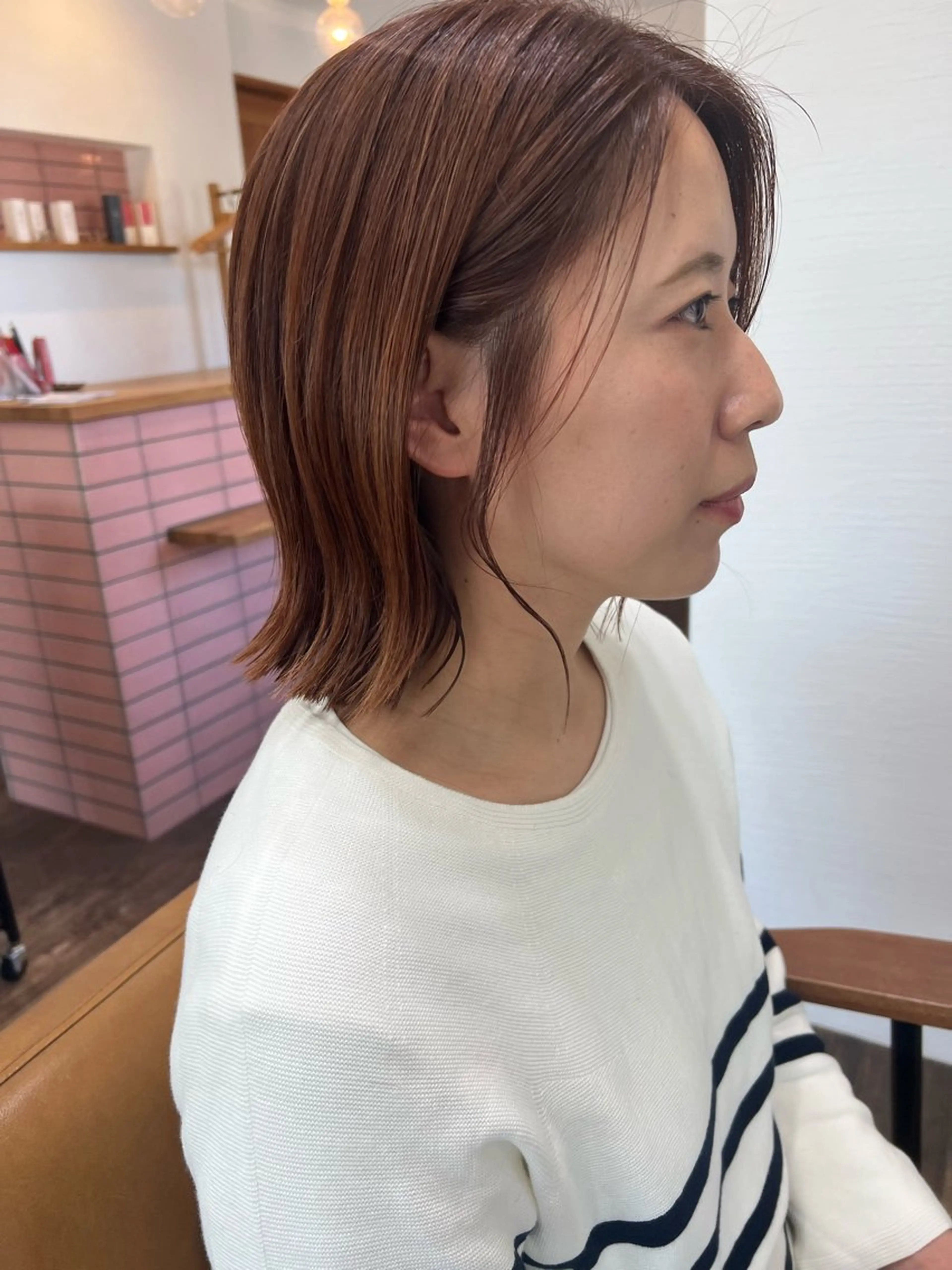 ミディアム Strawberry所属・原田 志保のヘアスタイル