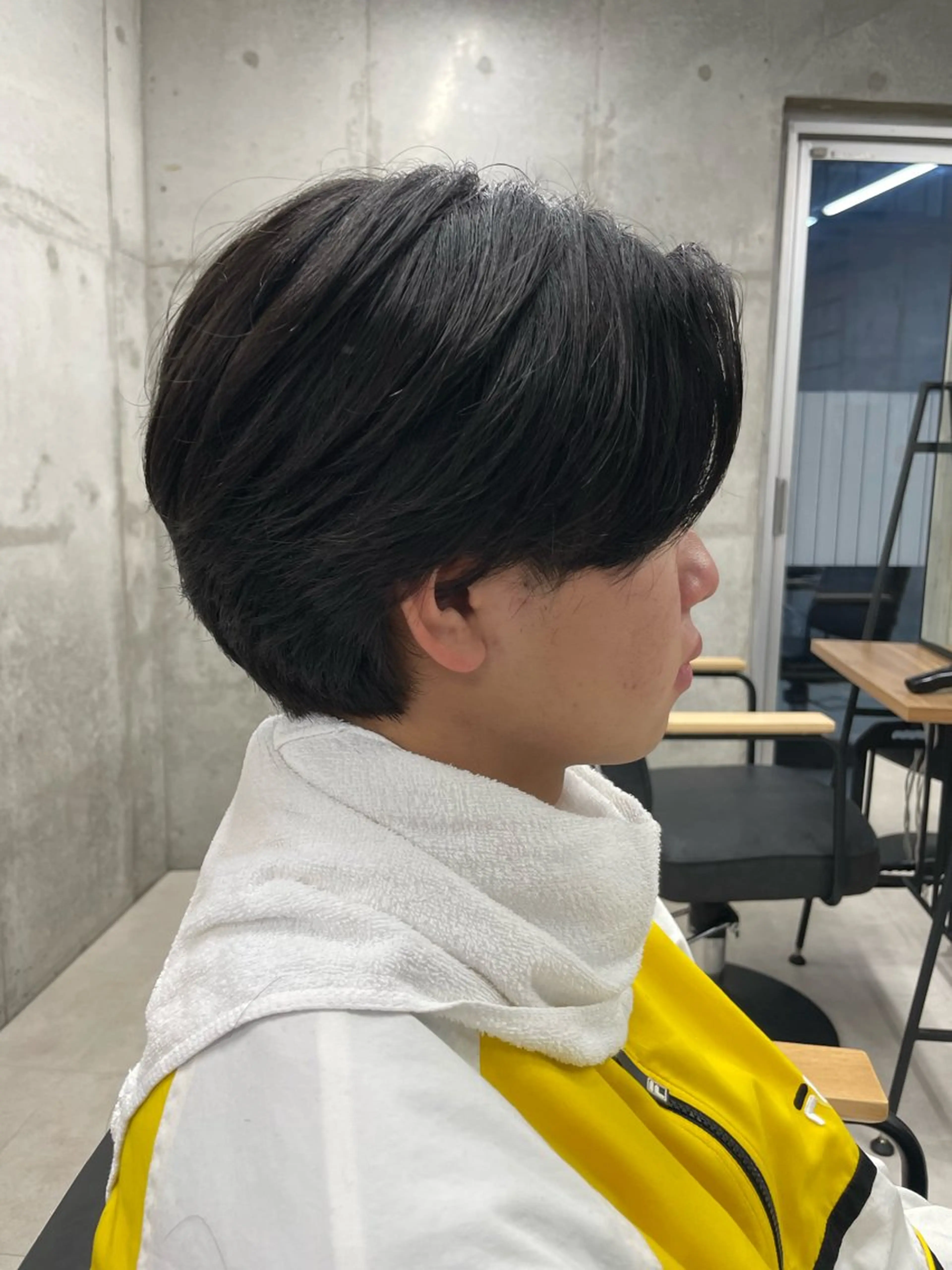 ミディアム メンズ 江頭 暁のヘアスタイル