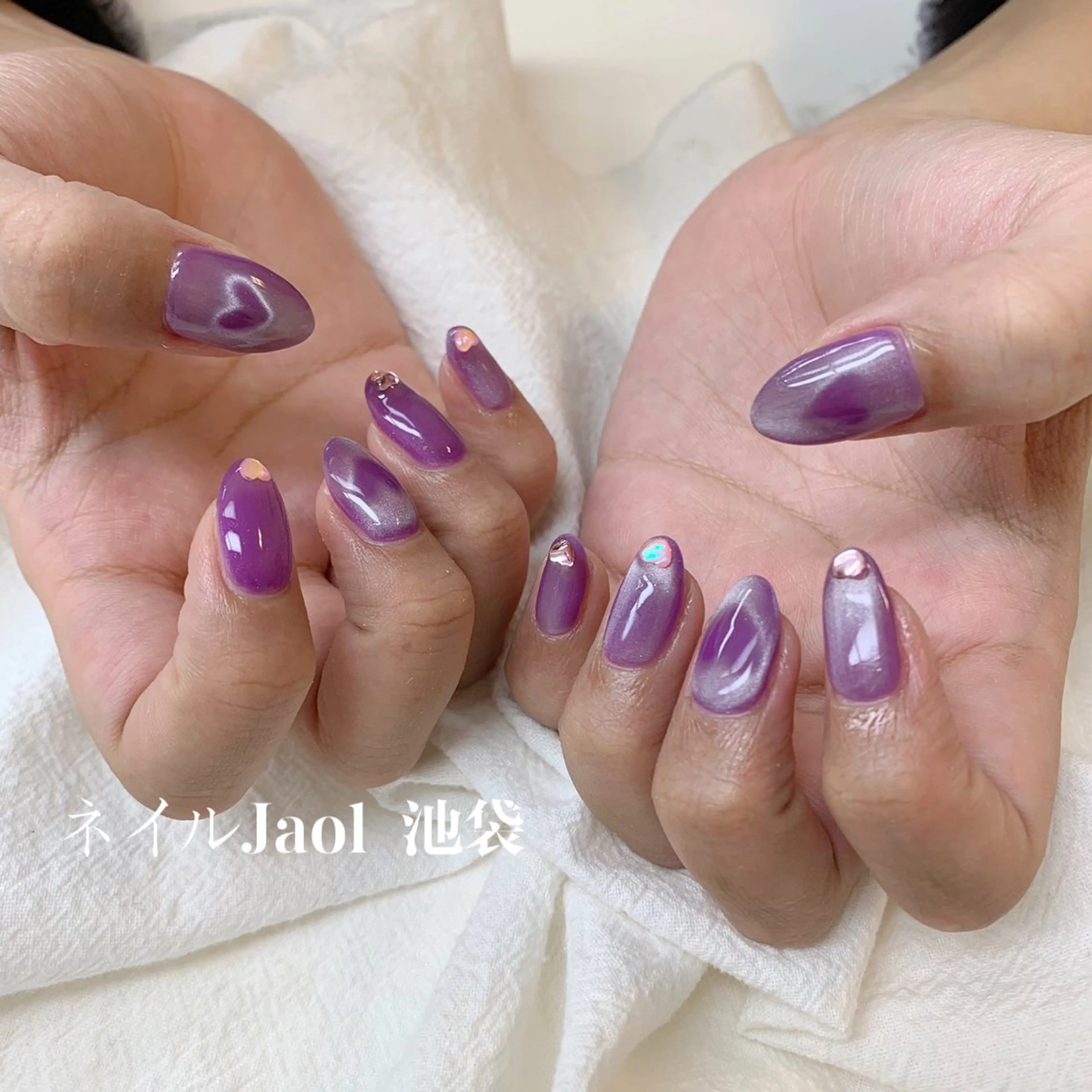 ミディアム nail jaol池袋店所属・ネイルJaol 池袋のネイルデザイン