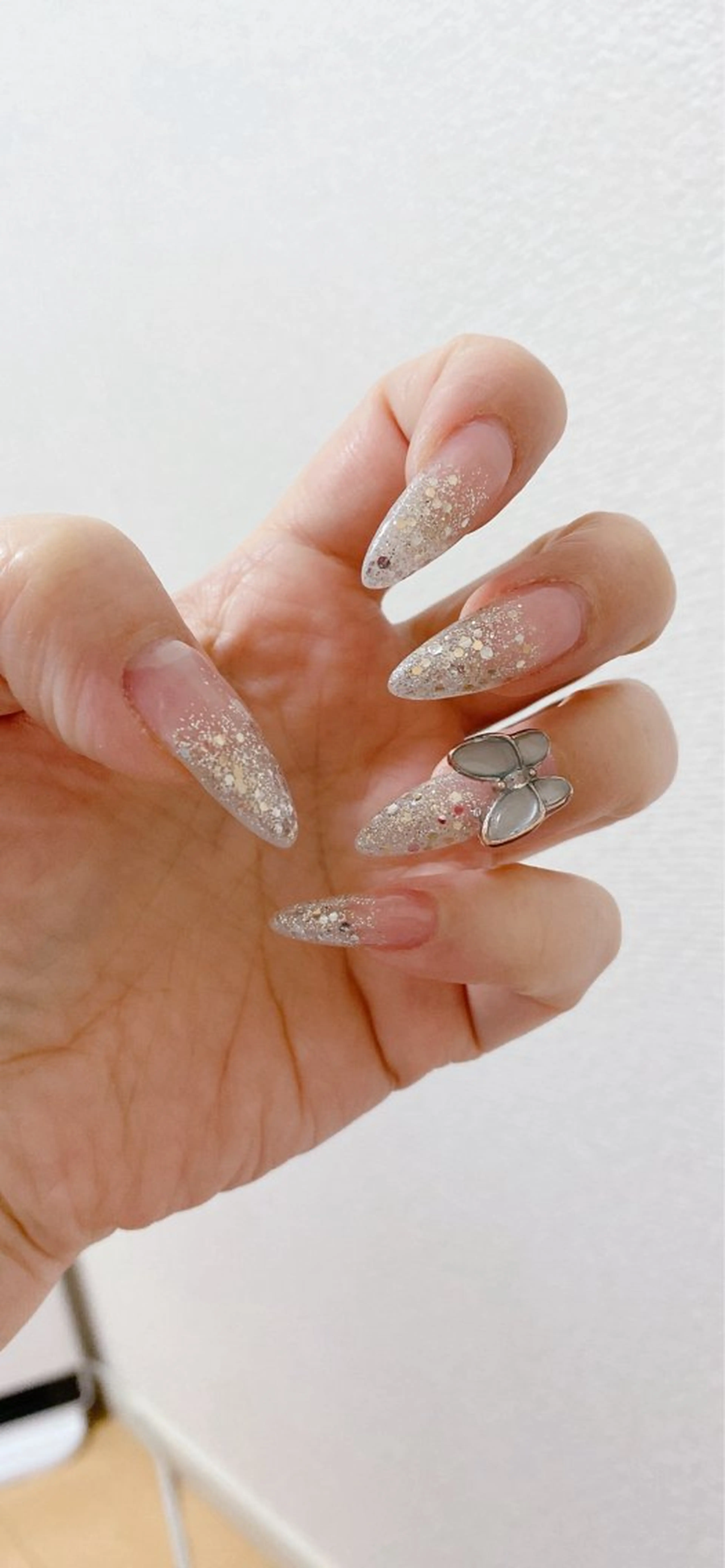 ラメグラデーション(マシーンケア付き)の写真