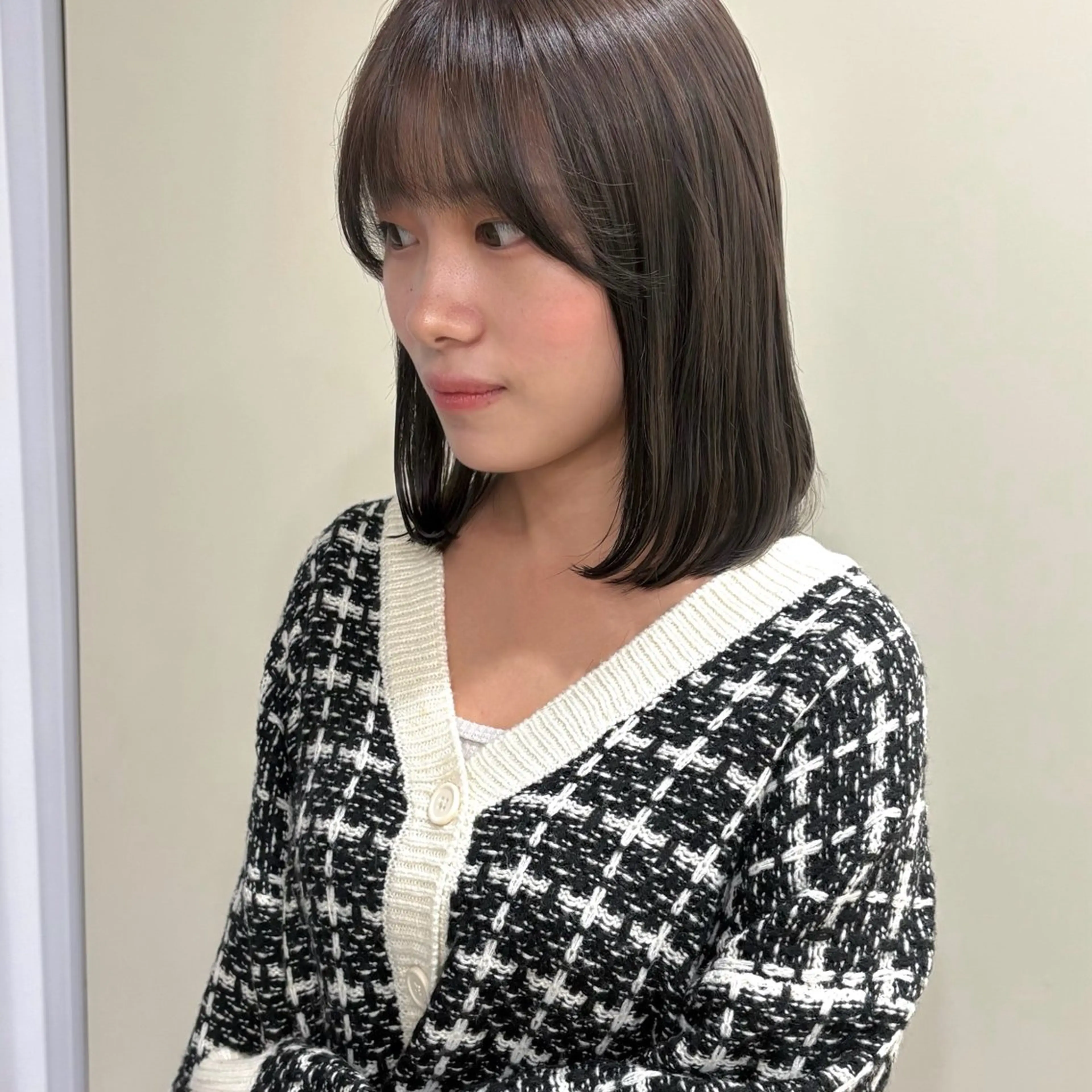 ミディアム カラー カット ヘアカラー hana/艶髪 /透明感カラー🪞のヘアスタイル