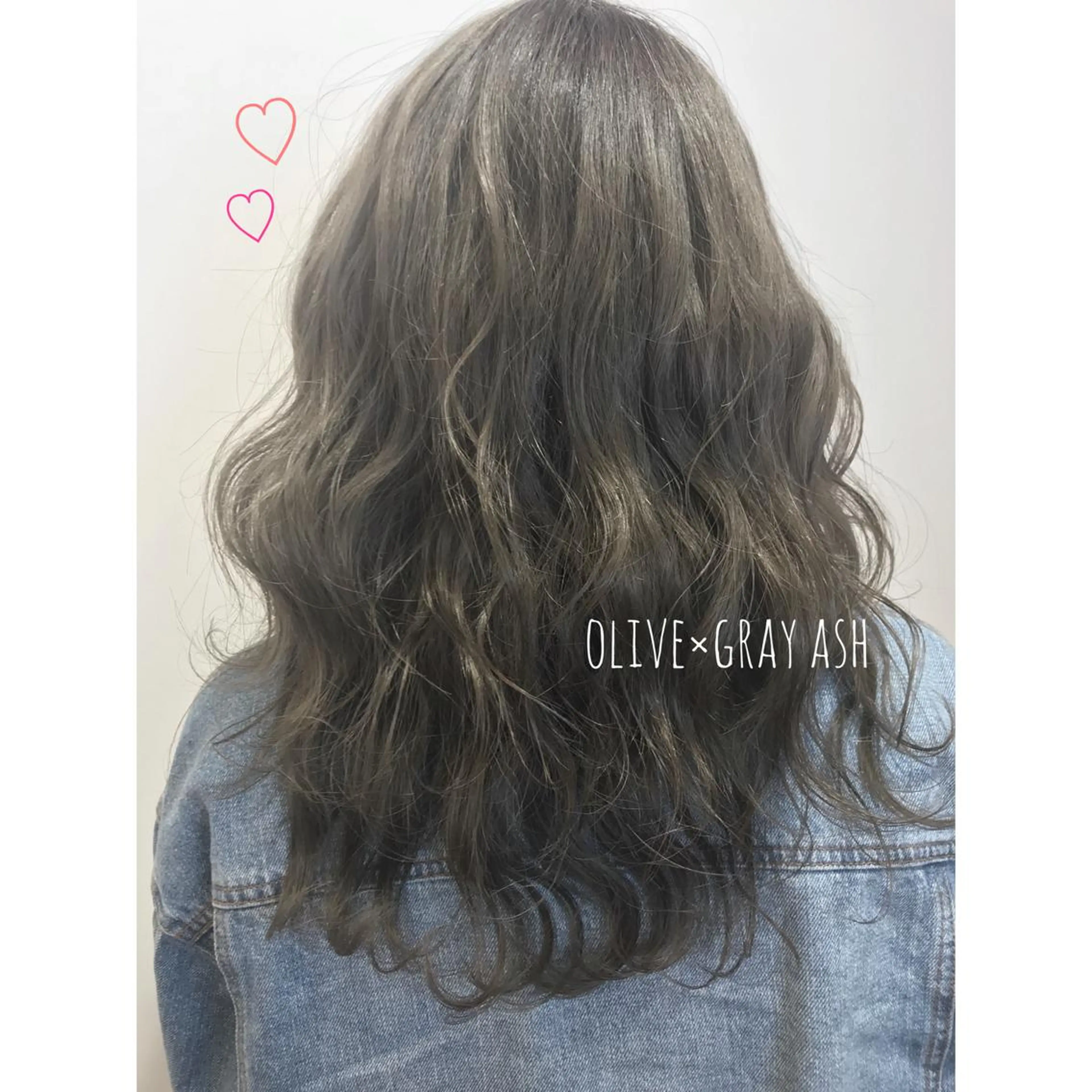 ロング カラー ヘアアレンジ グレージュ ヘアカラー シアーベージュニスト 🥣大石亜里紗のヘアスタイル