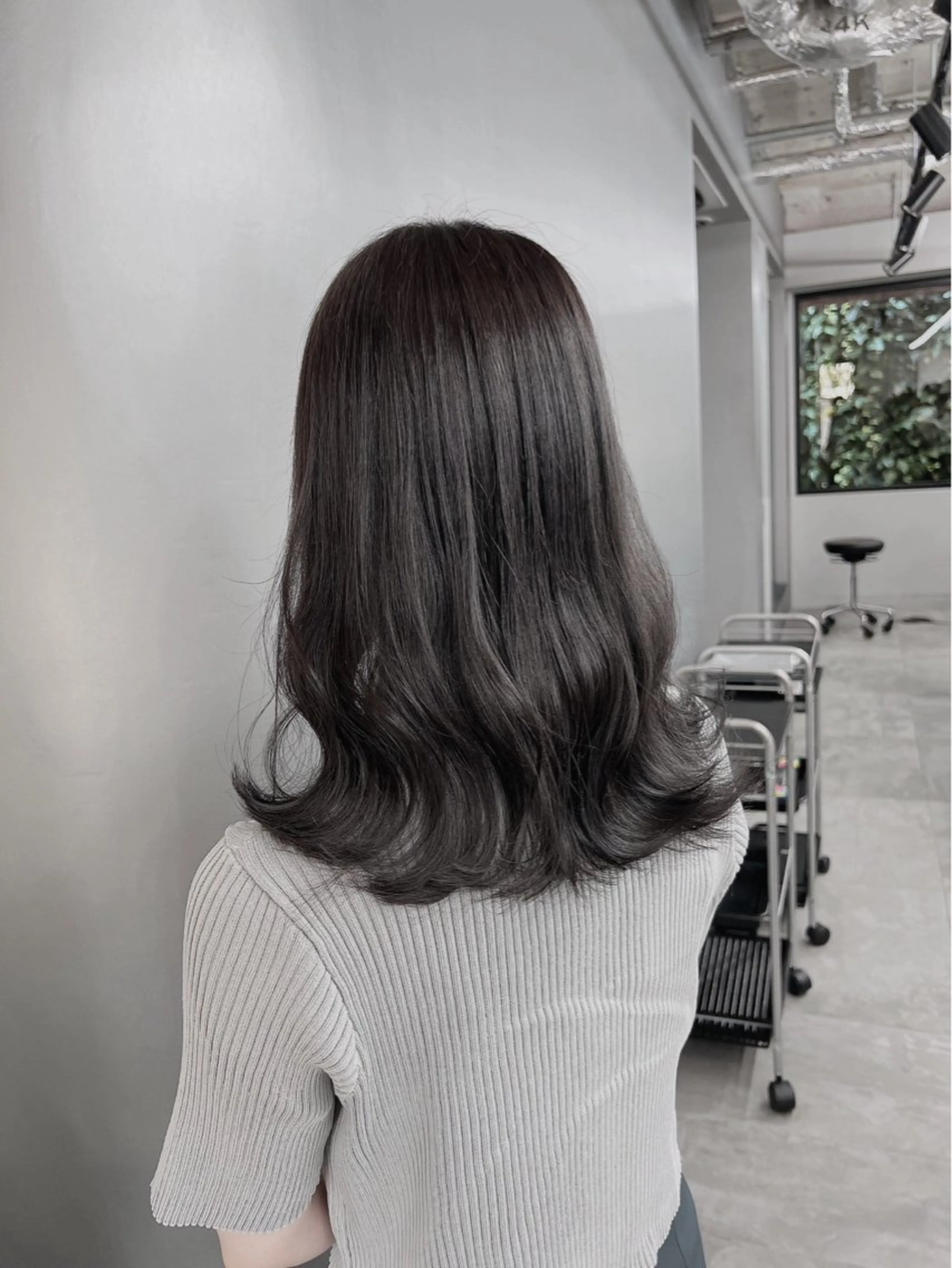 ミディアム ヘアカラー トリートメント ベージュ/グレージュ 🧸あやか/表参道のヘアスタイル