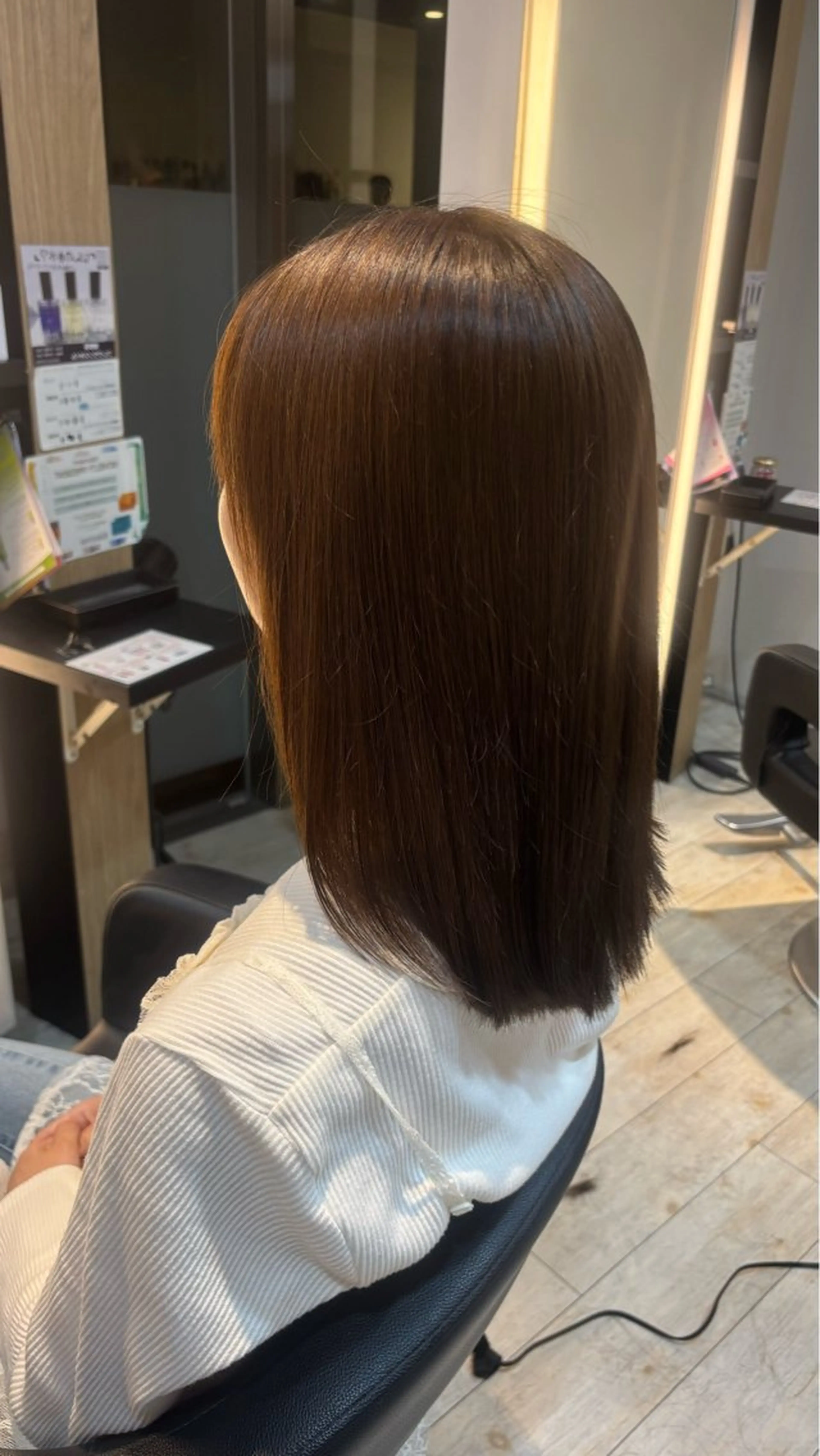 カラー ブラウンカラー 透明感カラー miyu/ボブ/ 透明感カラー/栄のヘアスタイル