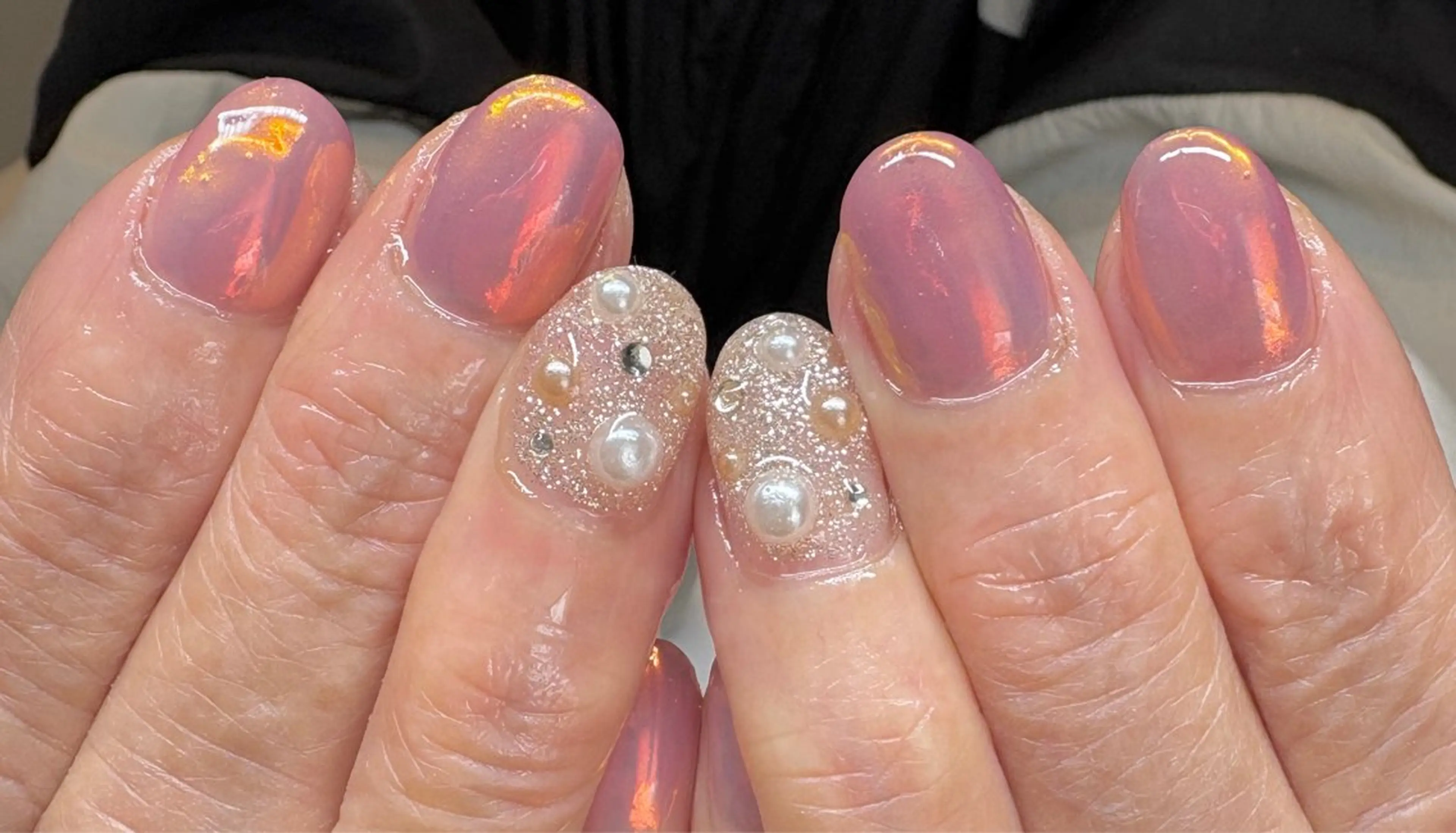 ネイル 長さ出し 持ち込み 春ネイル ハンドネイル N.style所属・Ｎ. styleのネイルデザイン