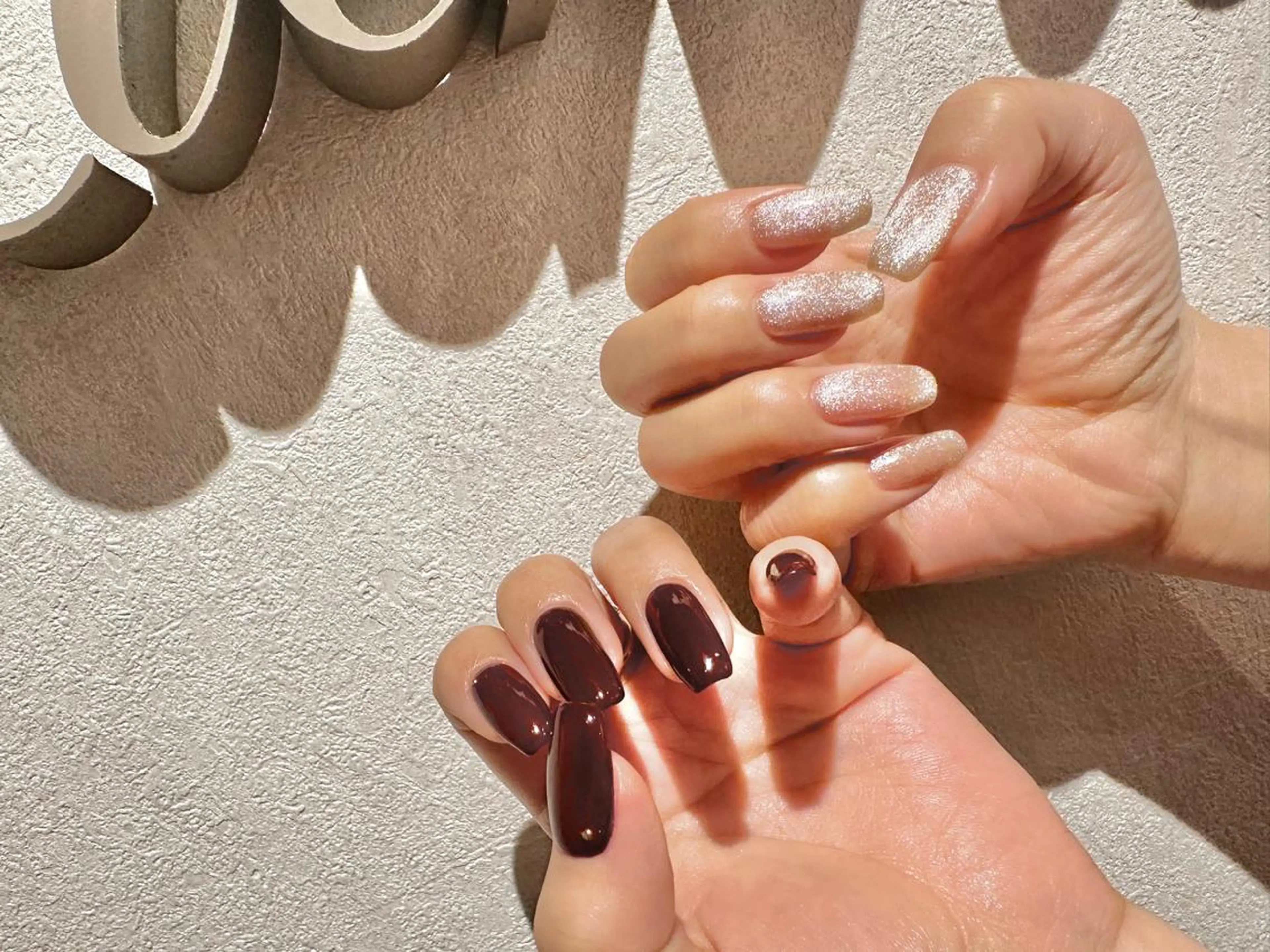 ネイル スカルプネイル 痛ネイル🩶推し活 🤍店長sagawaのネイルデザイン