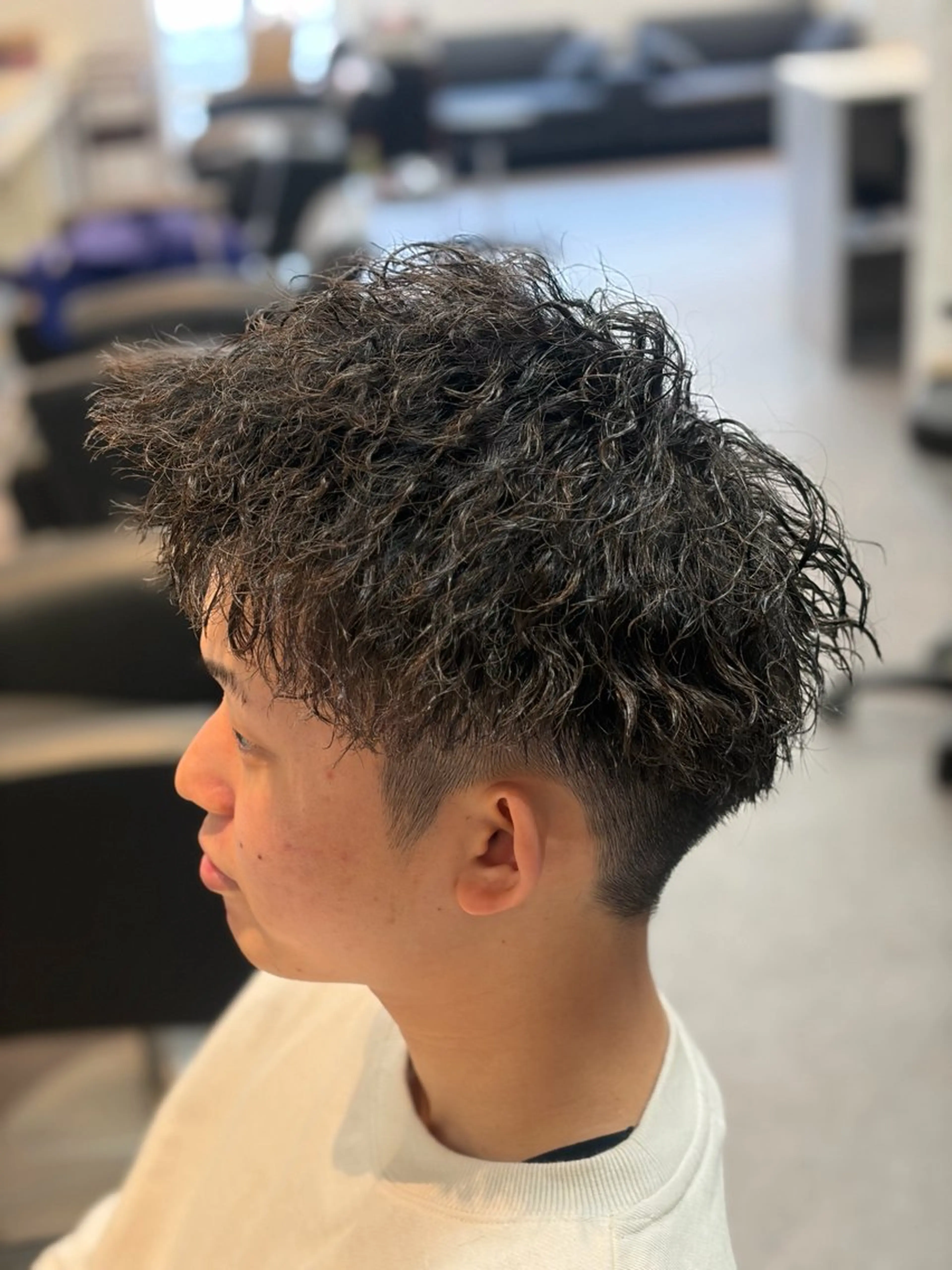 パーマ メンズ カット パーマ メンズ特化/パーマ/ フェードWATARUのヘアスタイル