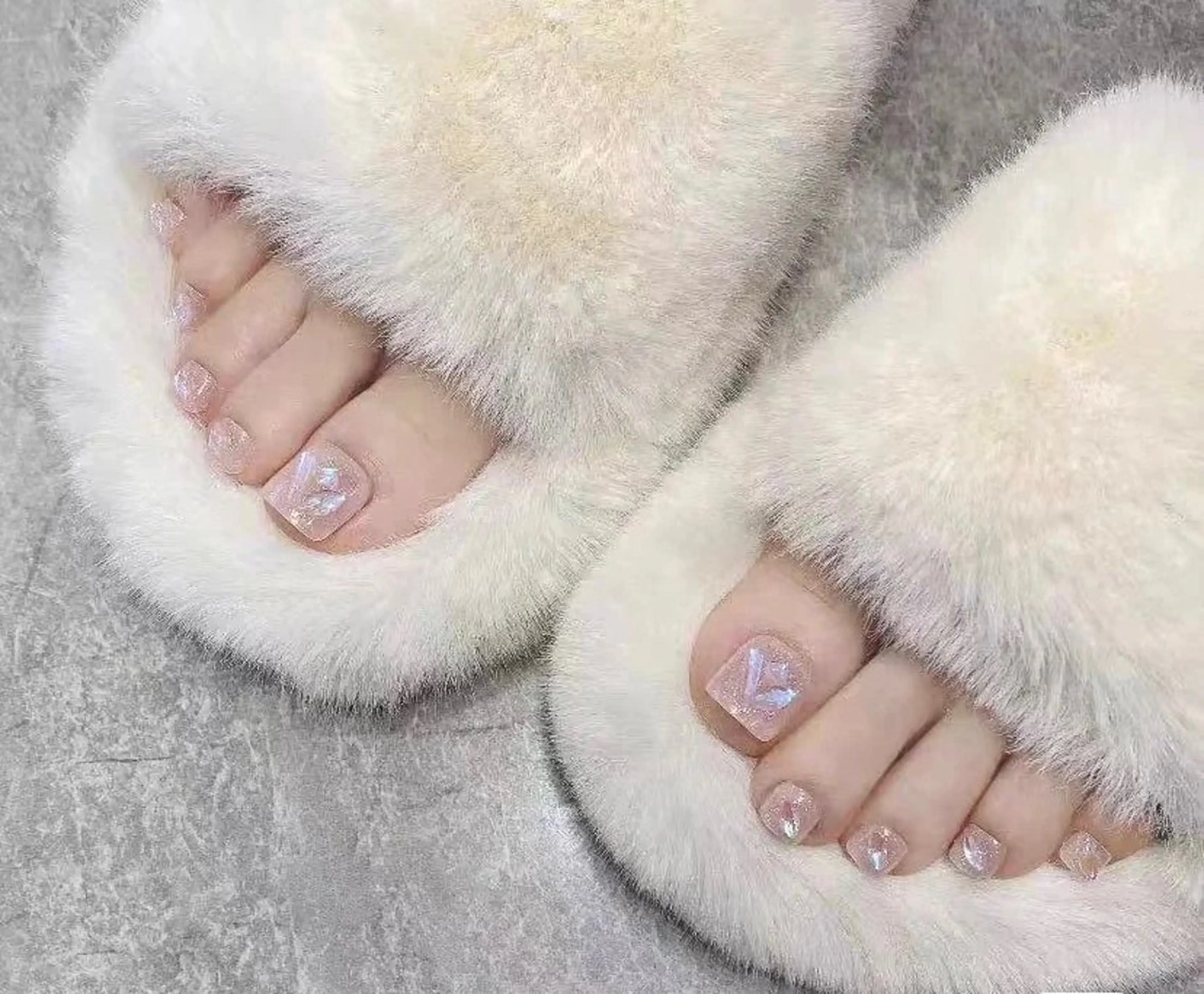 ネイル ジェルネイル ハート 韓国ネイル ニュアンスネイル パラジェル Niko nailサロンのネイルデザイン