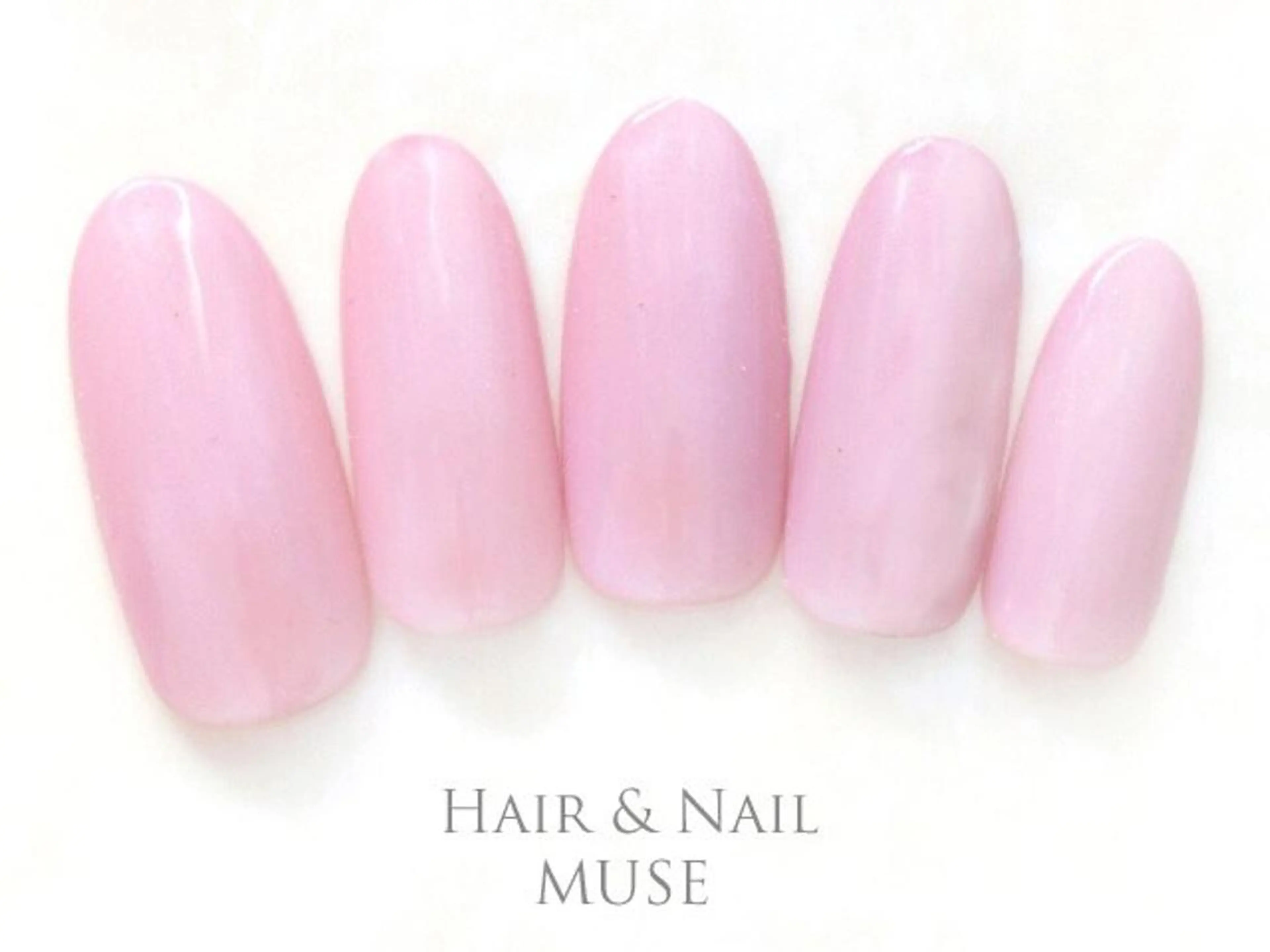 ネイル ジェルネイル ワンカラーネイル MUSE新浦安店 下地のマツエク・マツパデザイン