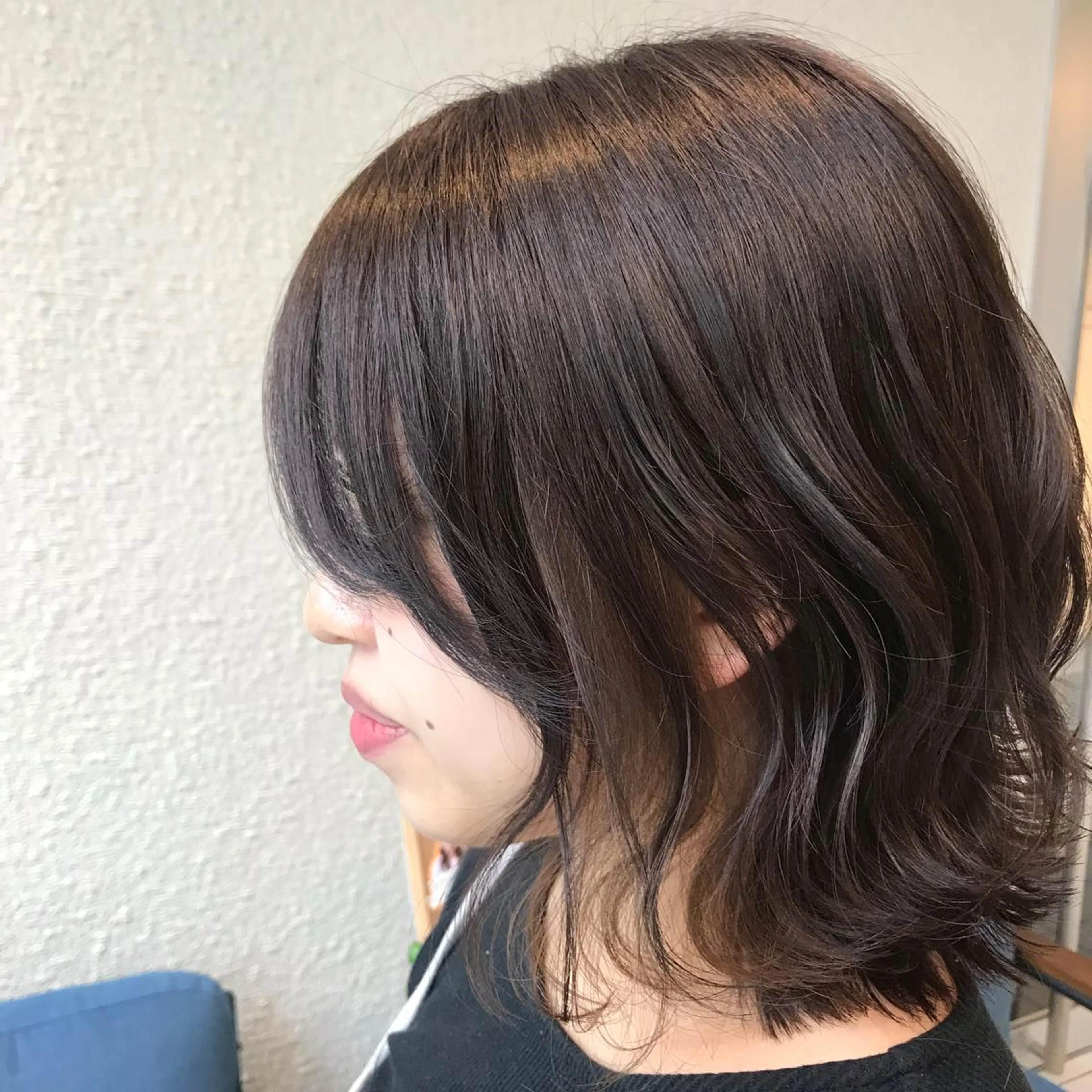 ミディアム カラー ダークグレー ダークグレージュ グレージュ インナーカラー 透明感カラー/ 寺田千雅子のヘアスタイル