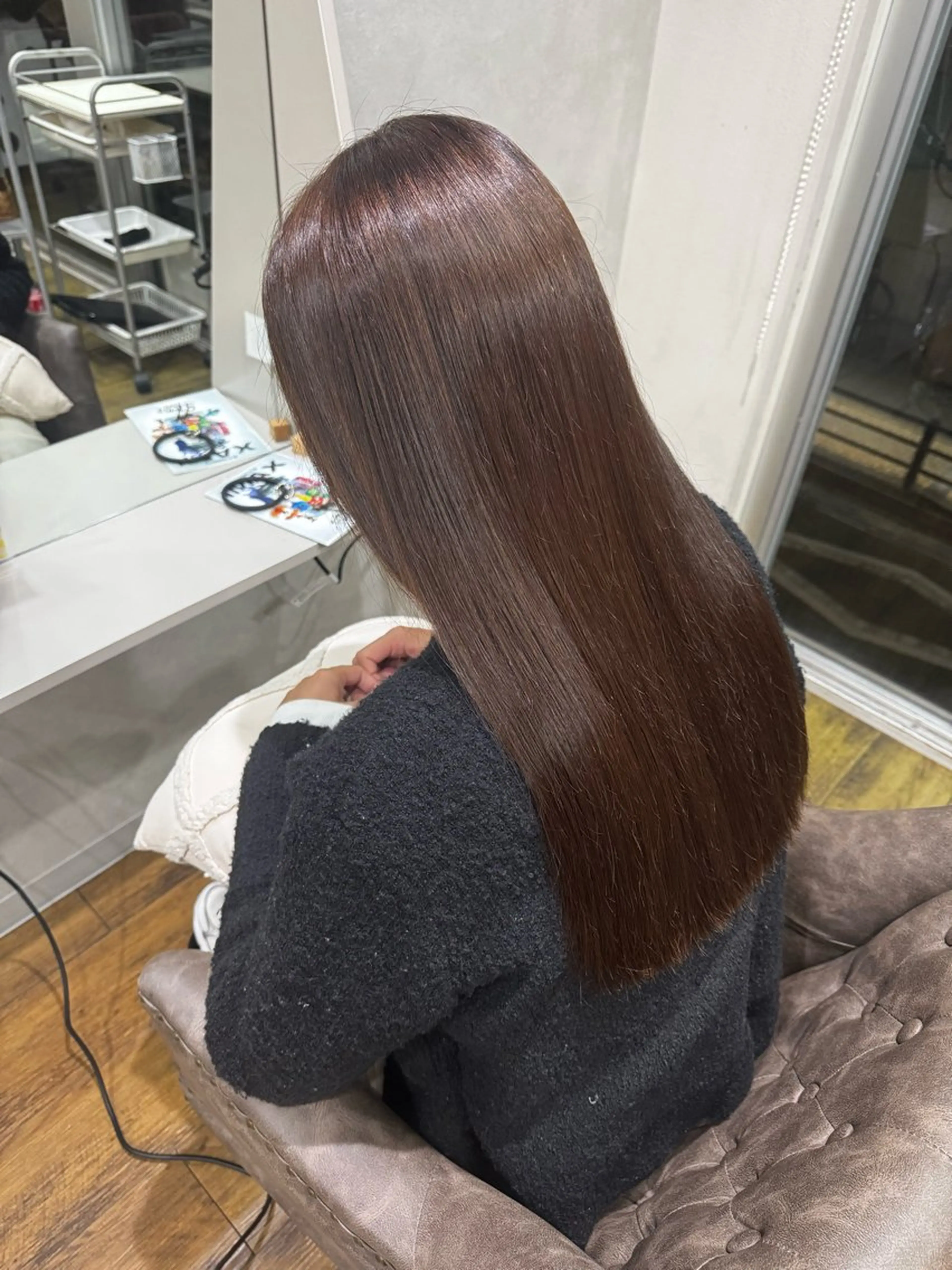 カラー 常長 ゆらのヘアスタイル