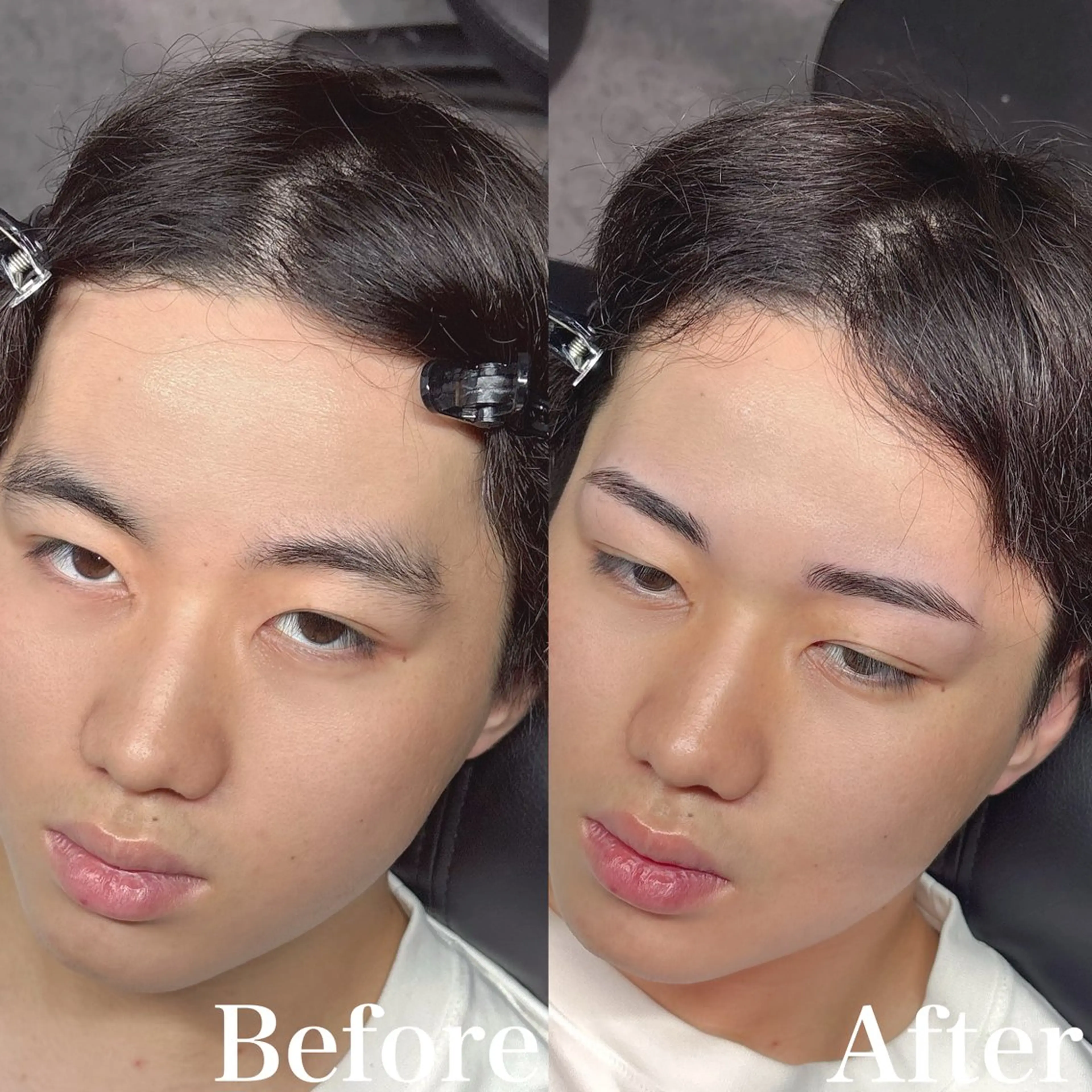 メンズ アイブロウ ワックス脱毛 眉カット 17◯Re:gid Yusukeの眉毛・アイブロウイメージ