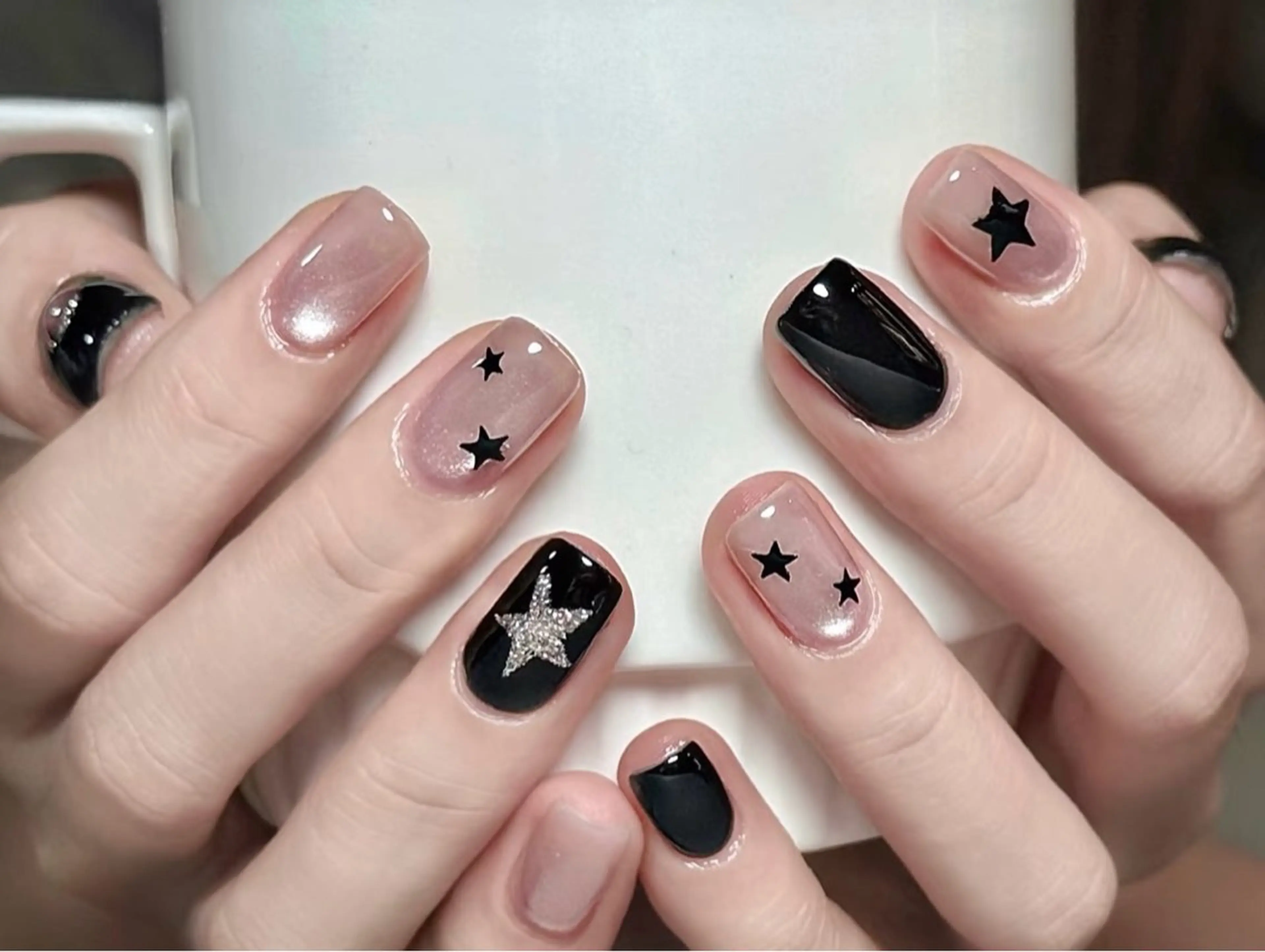 ネイル オーロラネイル チークネイル フットネイル フレンチネイル ジェルネイル NEW NAIL💞 yukiのネイルデザイン