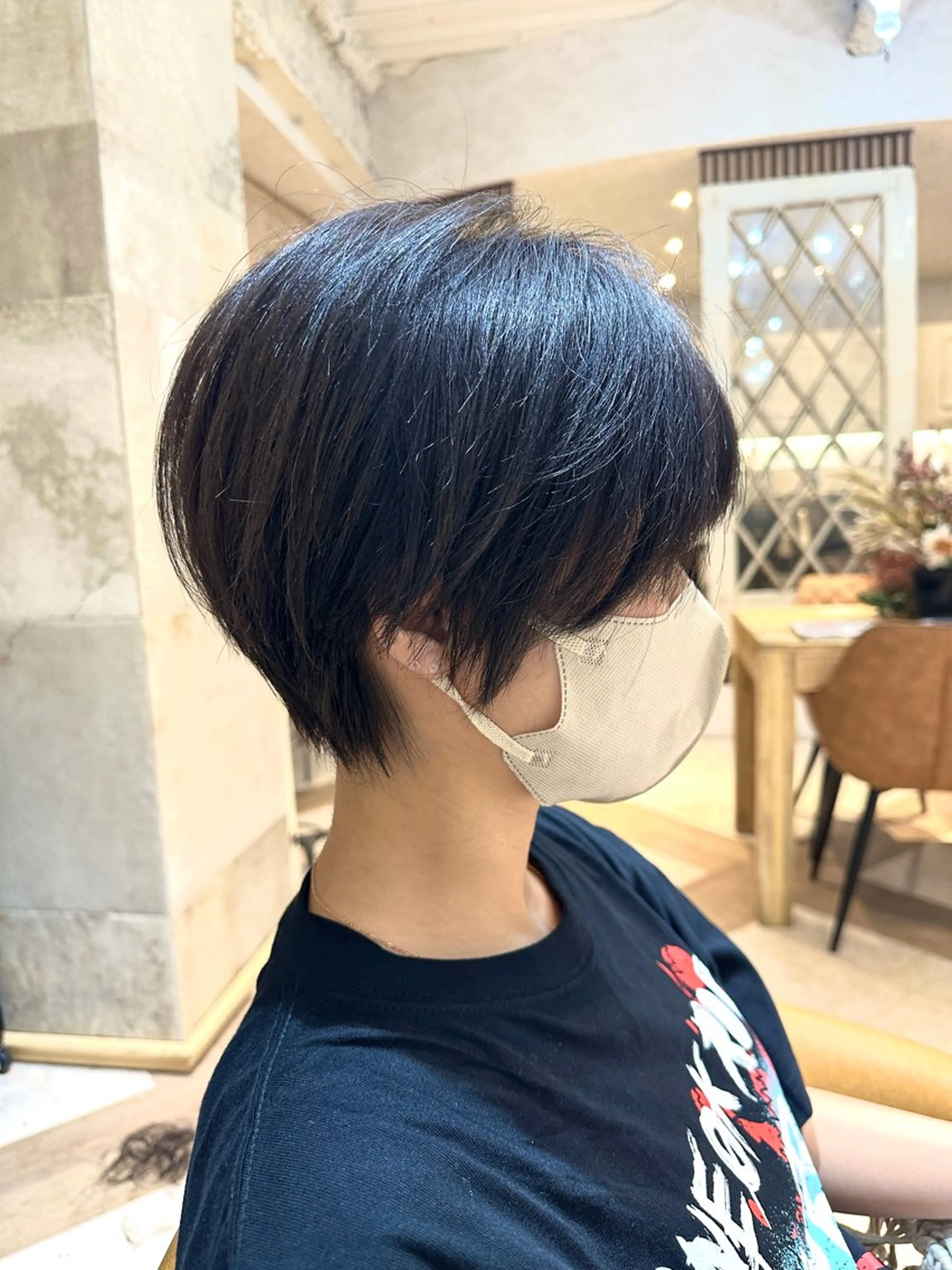 ショート くびれヘア ショートヘア Kanami/韓国風 /艶カラーのヘアスタイル