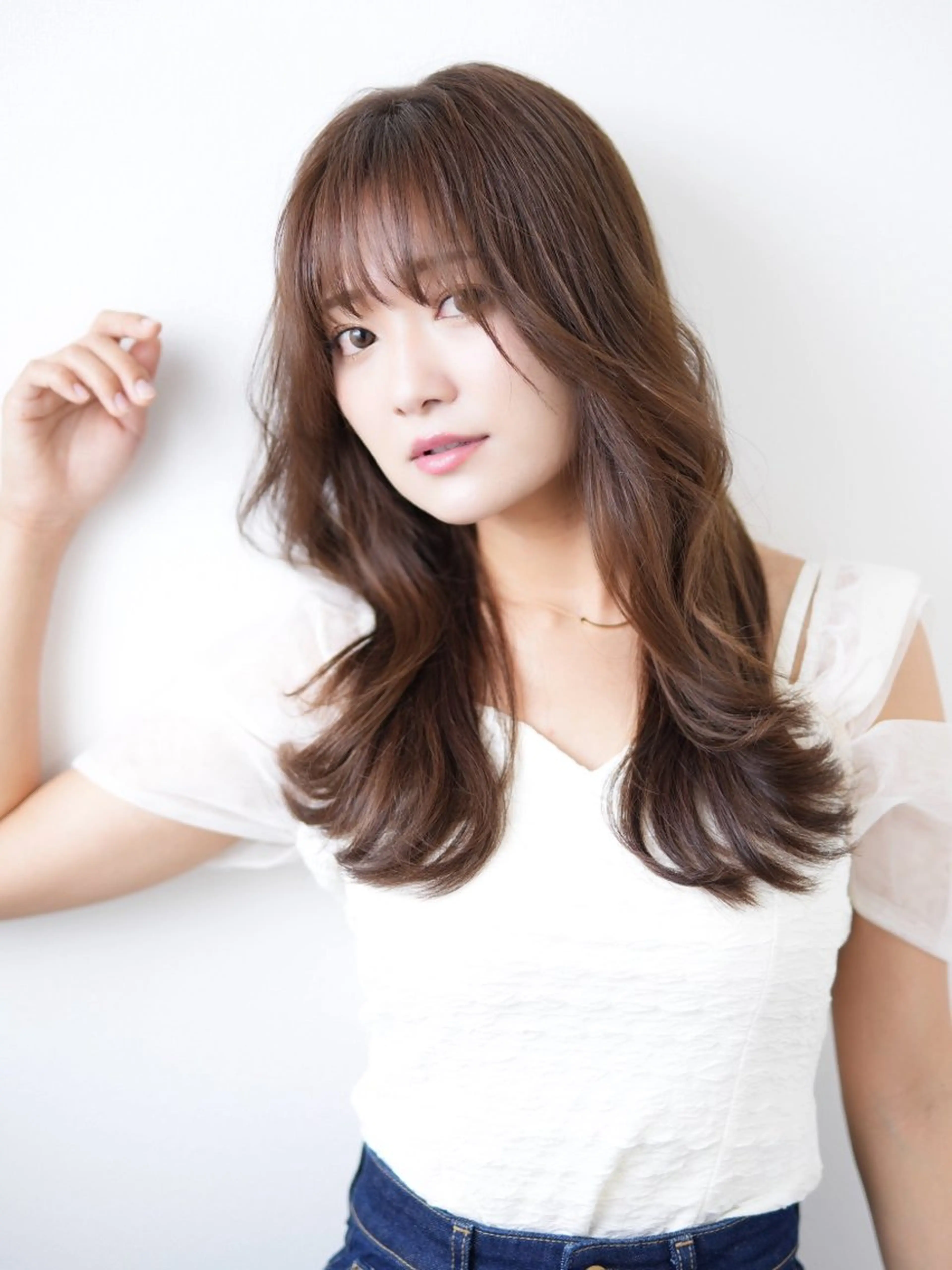 セミロング 上野 蓮斗のヘアスタイル