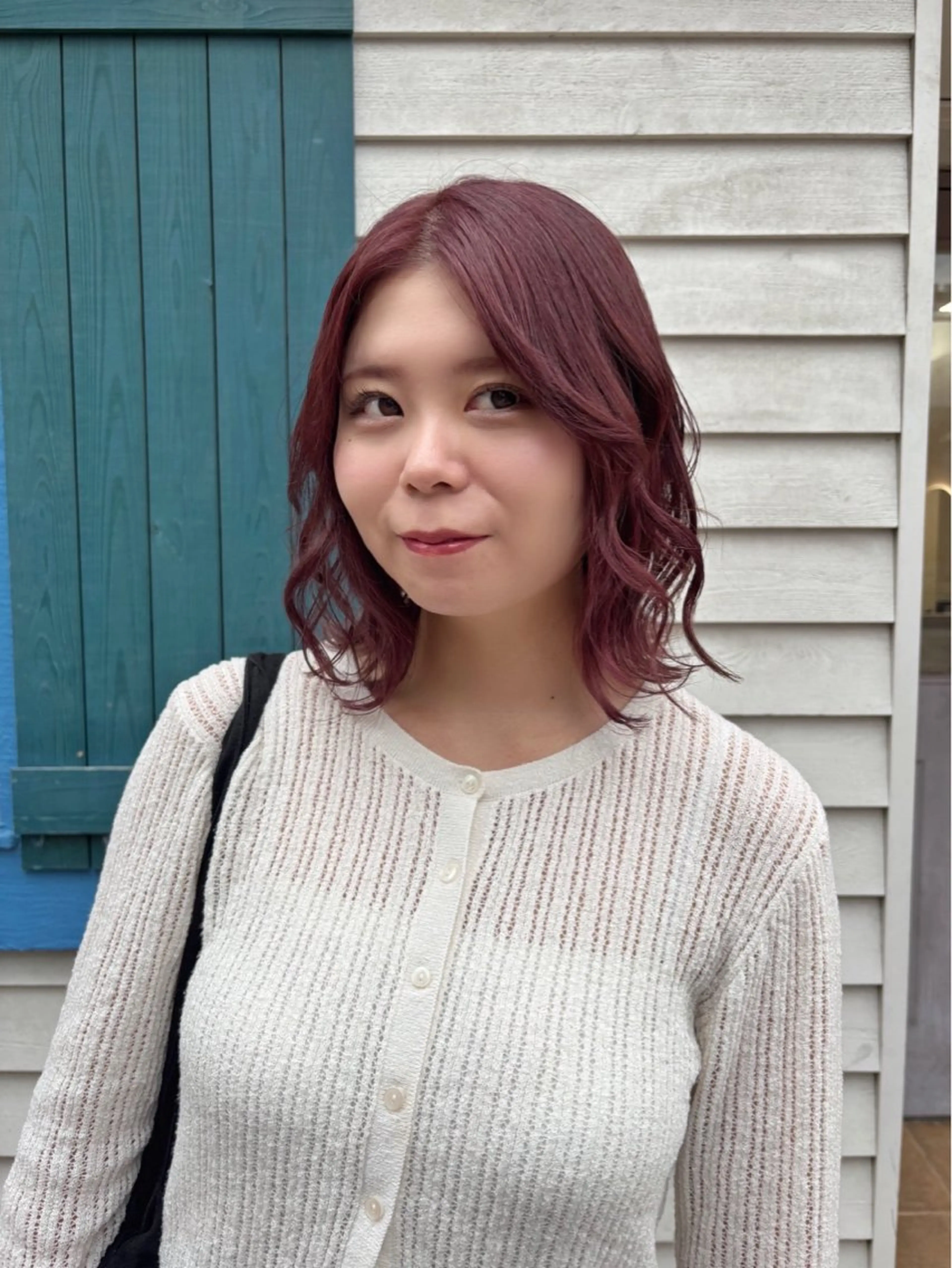 ミディアム カラー ヘアアレンジ ヘアカラー 艶髪/髪質改善/ 松村きさらのヘアスタイル