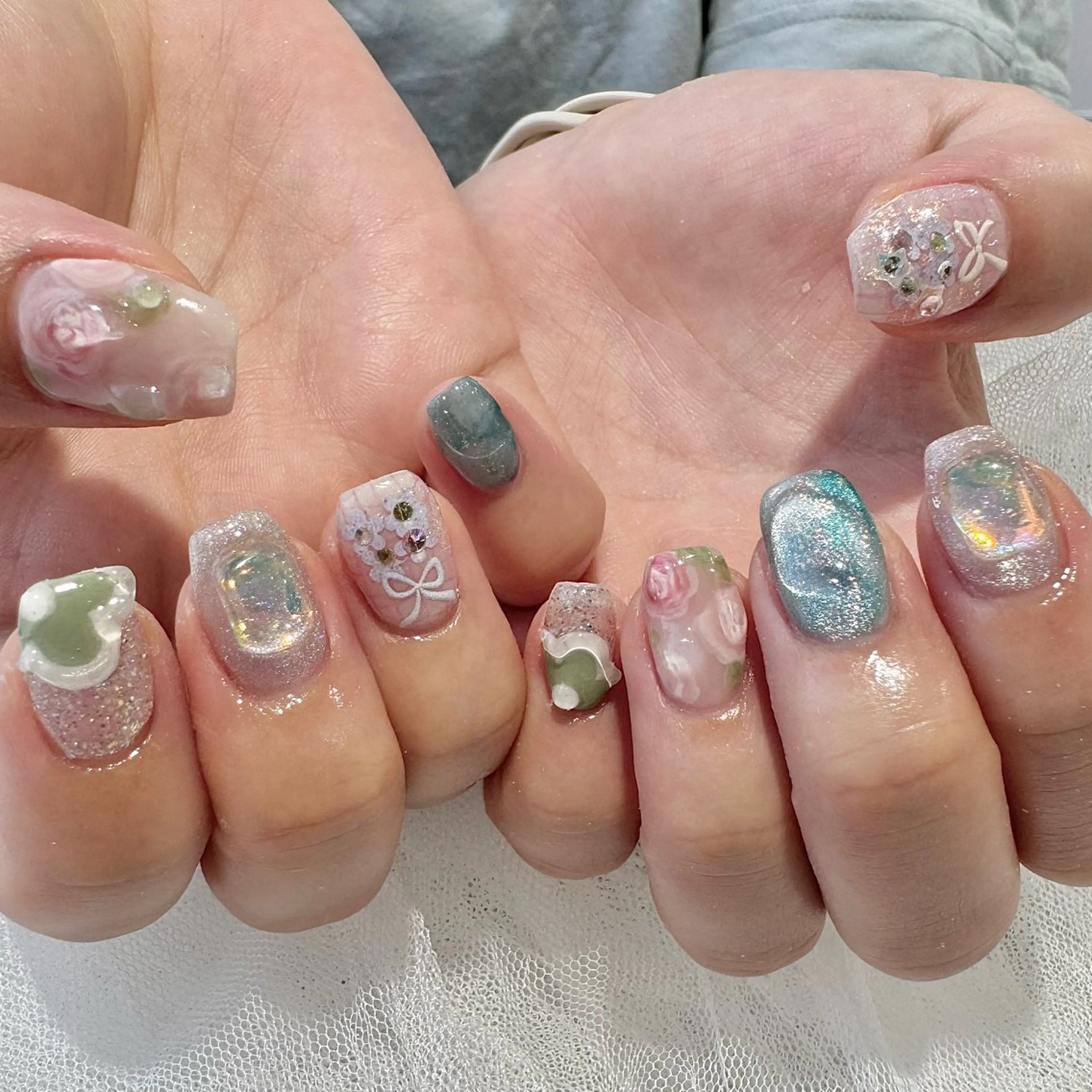 ネイル ハンドネイル 新井 ひなののネイルデザイン