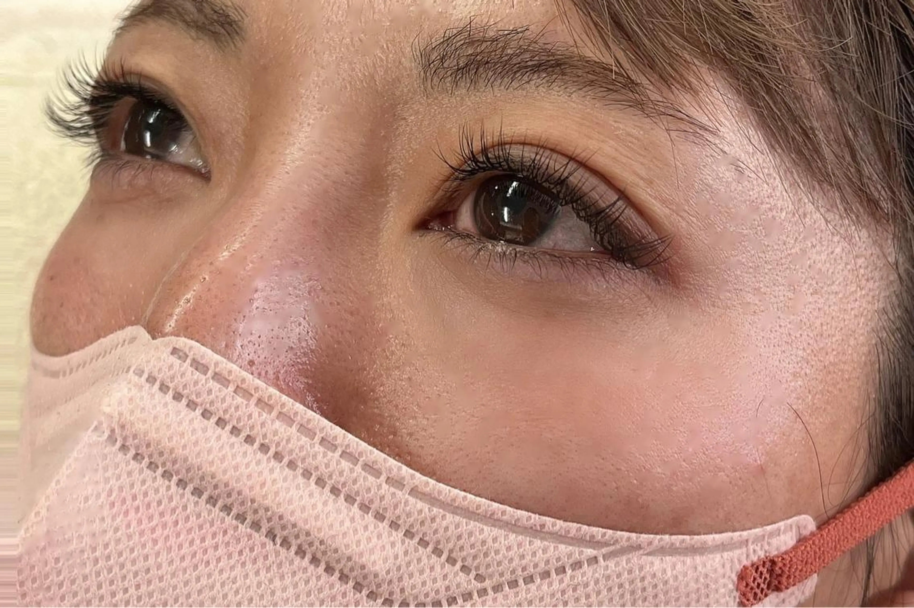 他店マツエク付けたし🆗最高級抗菌セーブル60本+500円でフラット変更可能🉑の写真