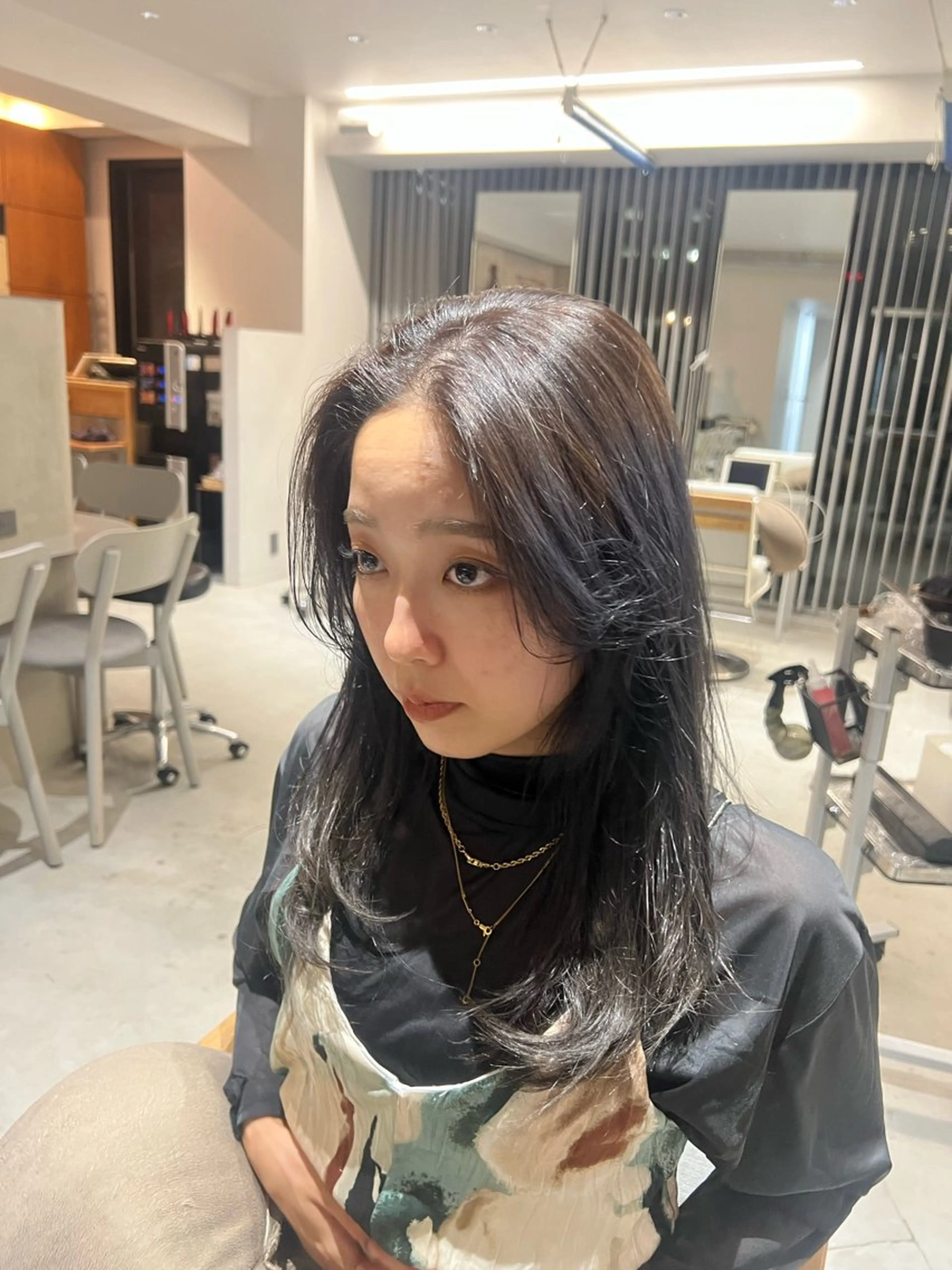 ロング 🪞表参道パーマ Nikachi🪞のヘアスタイル