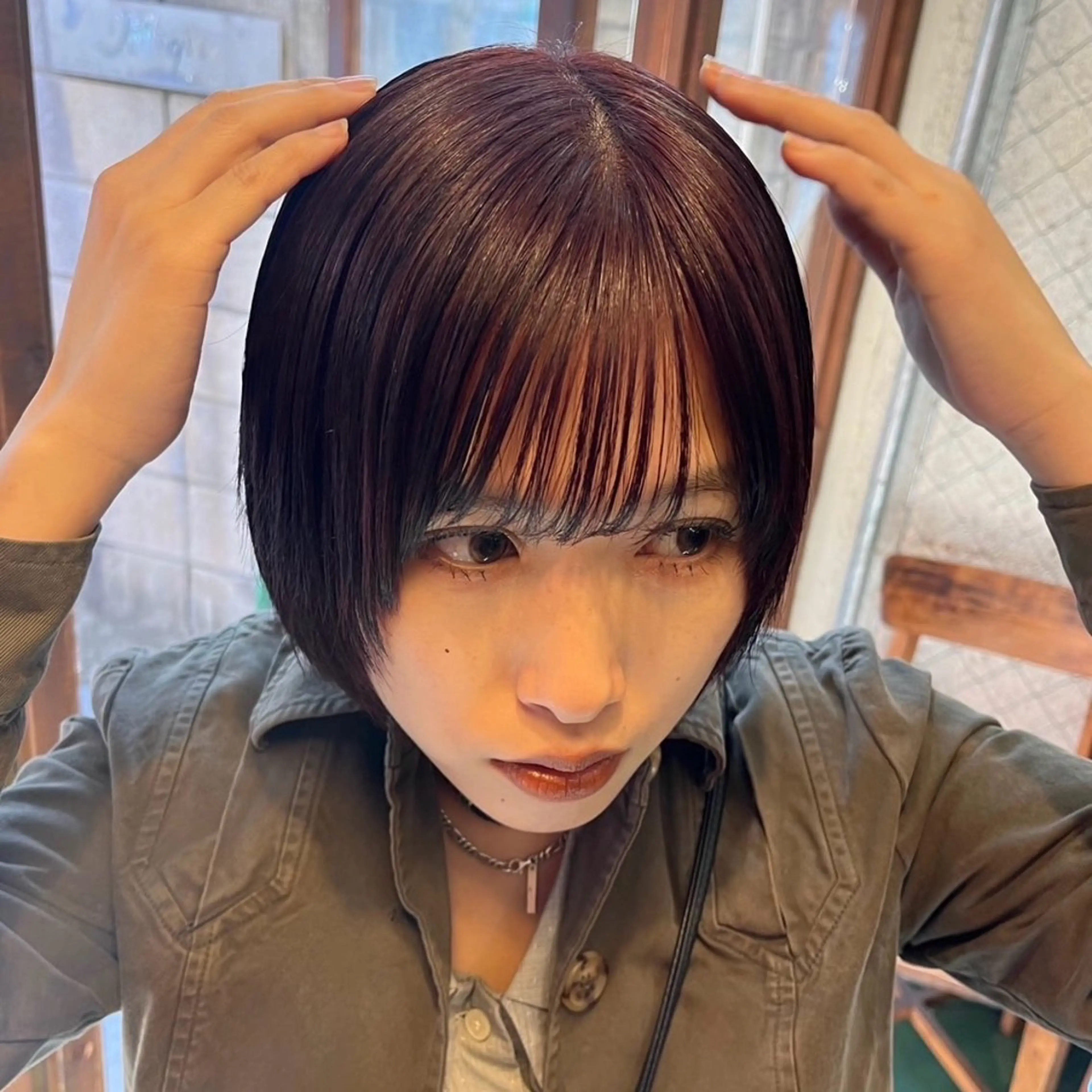 ショート カラー カット ヘアカラー トリートメント ヘアセット 最強デザインカラー/ ブリーチ/アヤミ🌟のヘアスタイル